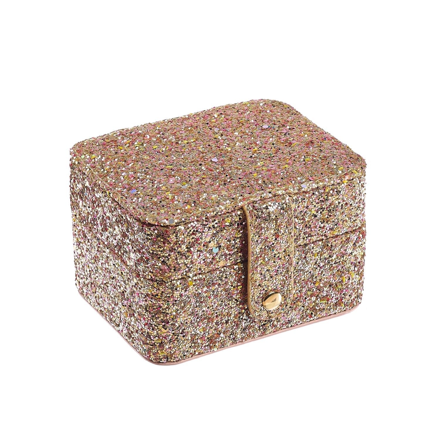 Rockahula Confetti Gold Glitter Jewellery Box