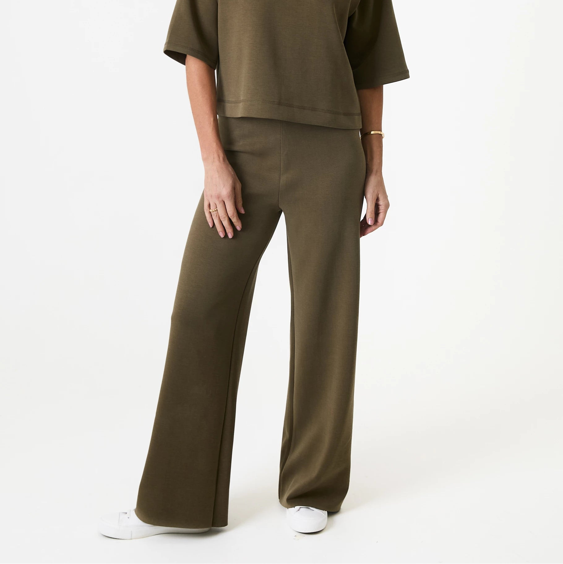 Luxe Jersey Straight Leg Trouser