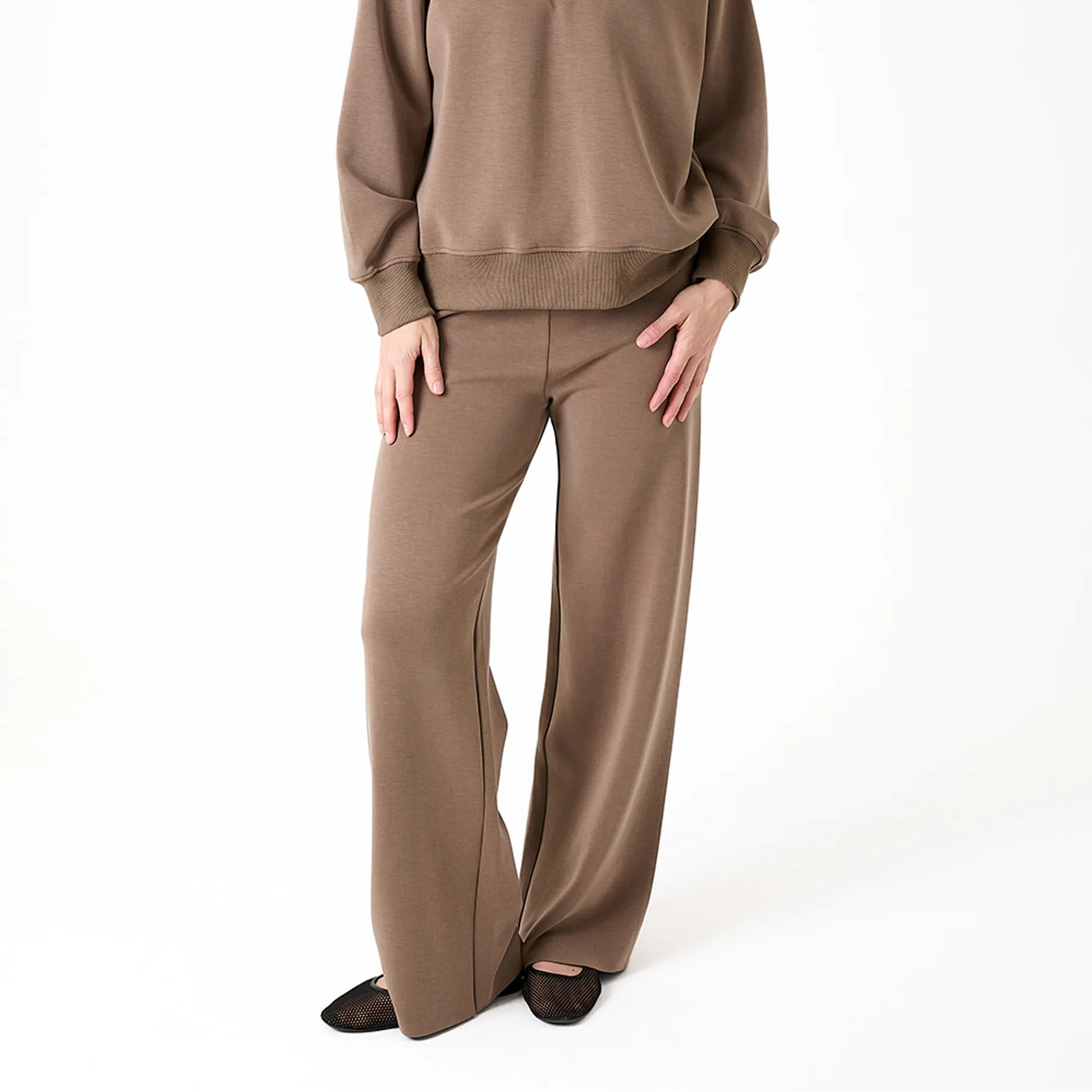 Luxe Jersey Straight Leg Trouser