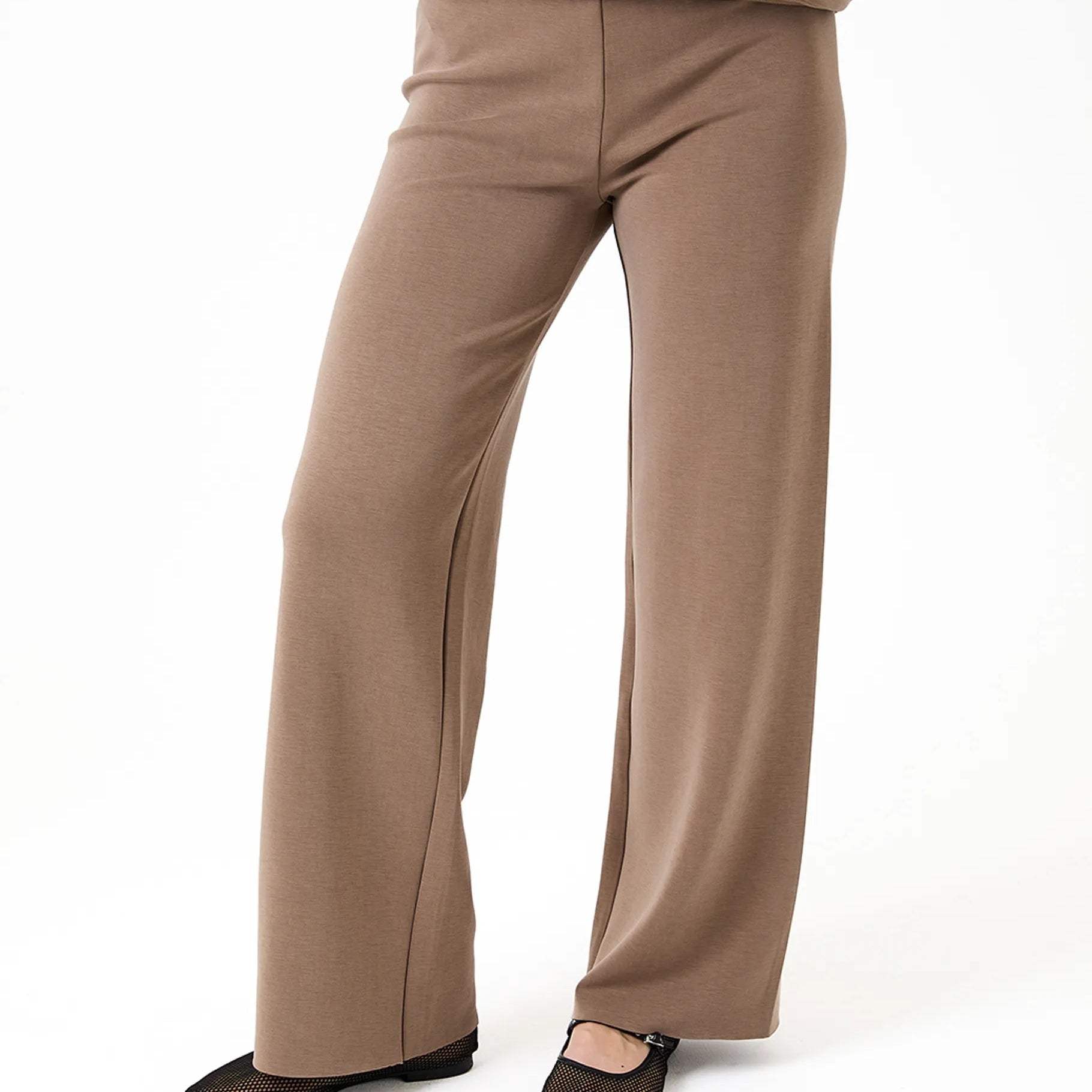 Luxe Jersey Straight Leg Trouser