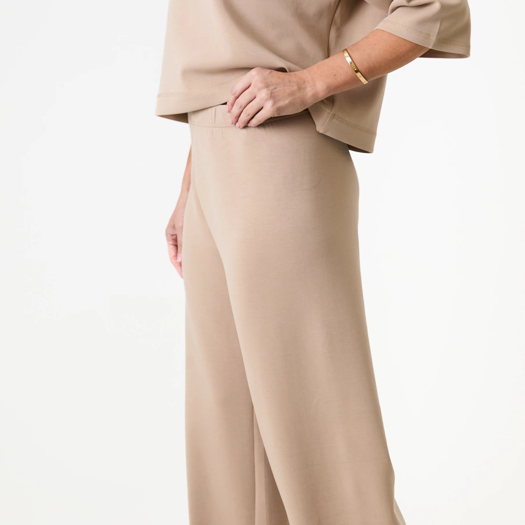 Luxe Jersey Straight Leg Trouser