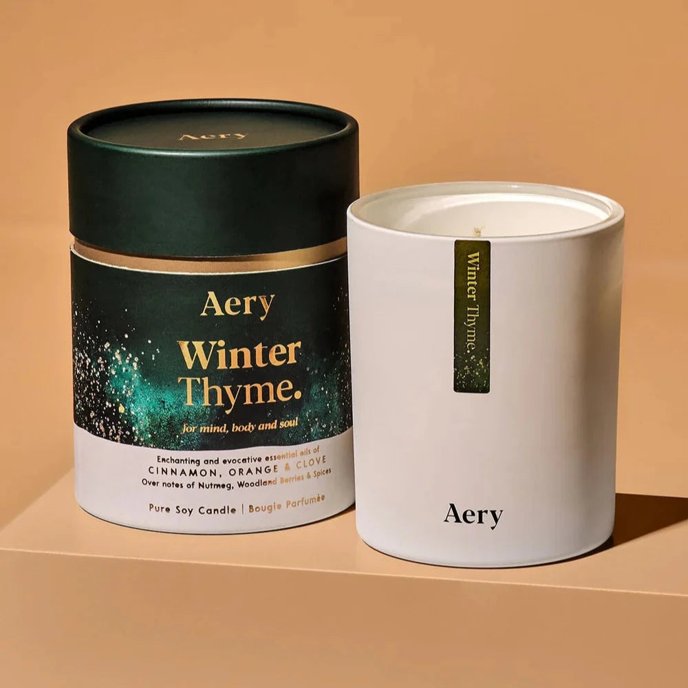 Aery Winter Thyme Scented Candle