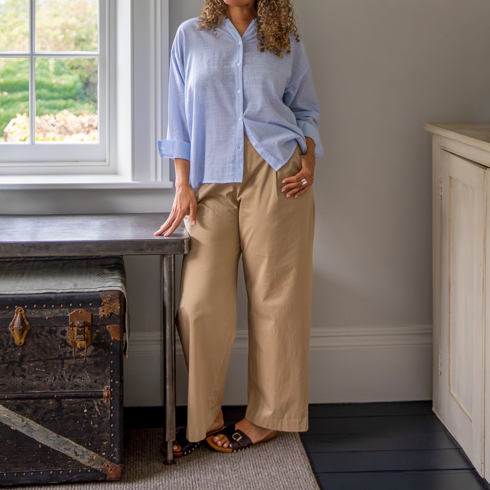 Chalk Amelia Trouser