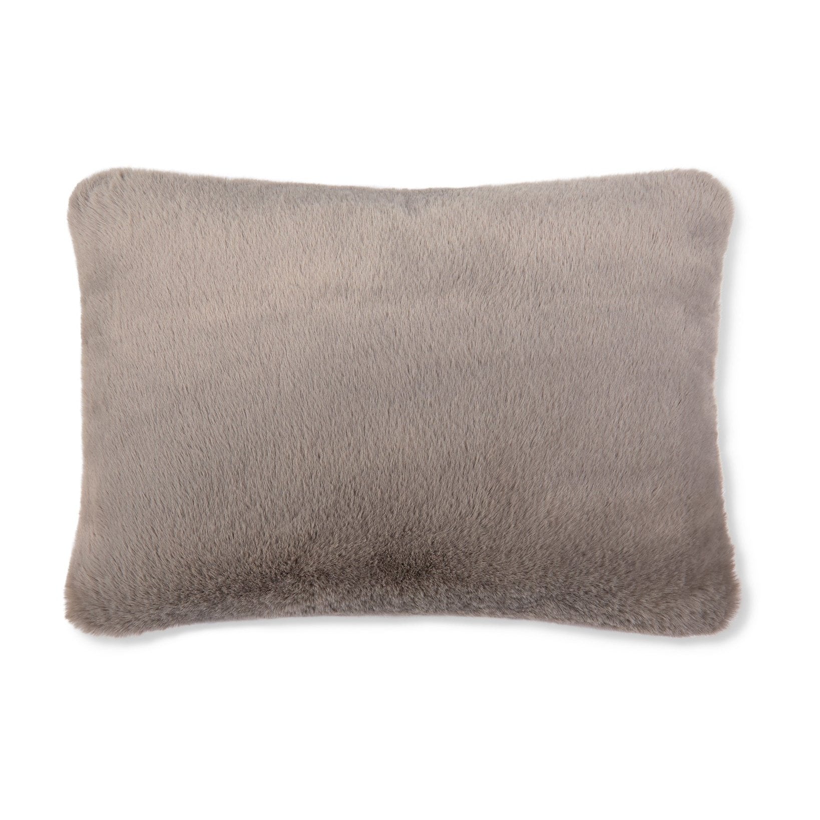 Chalk Bertie Luxury Fur Oblong Cushion