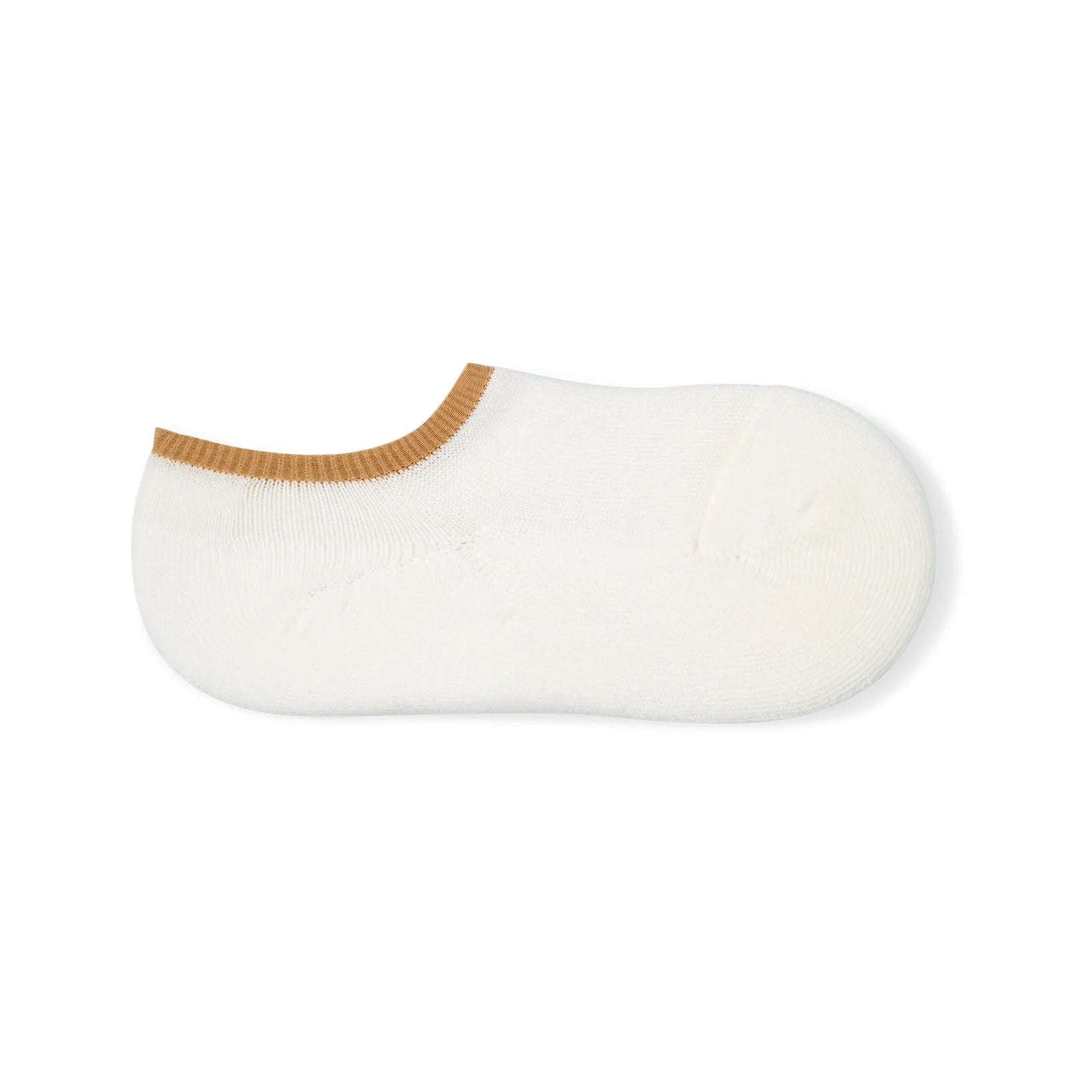 Chalk Padded No Show Sock