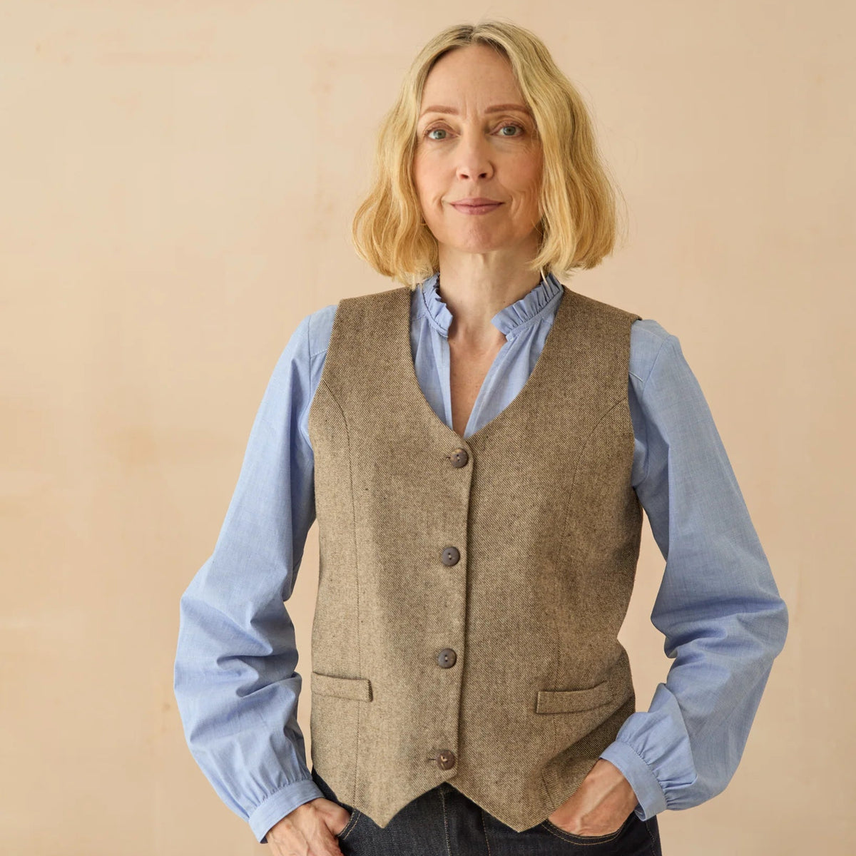 Chalk Wendy Waistcoat