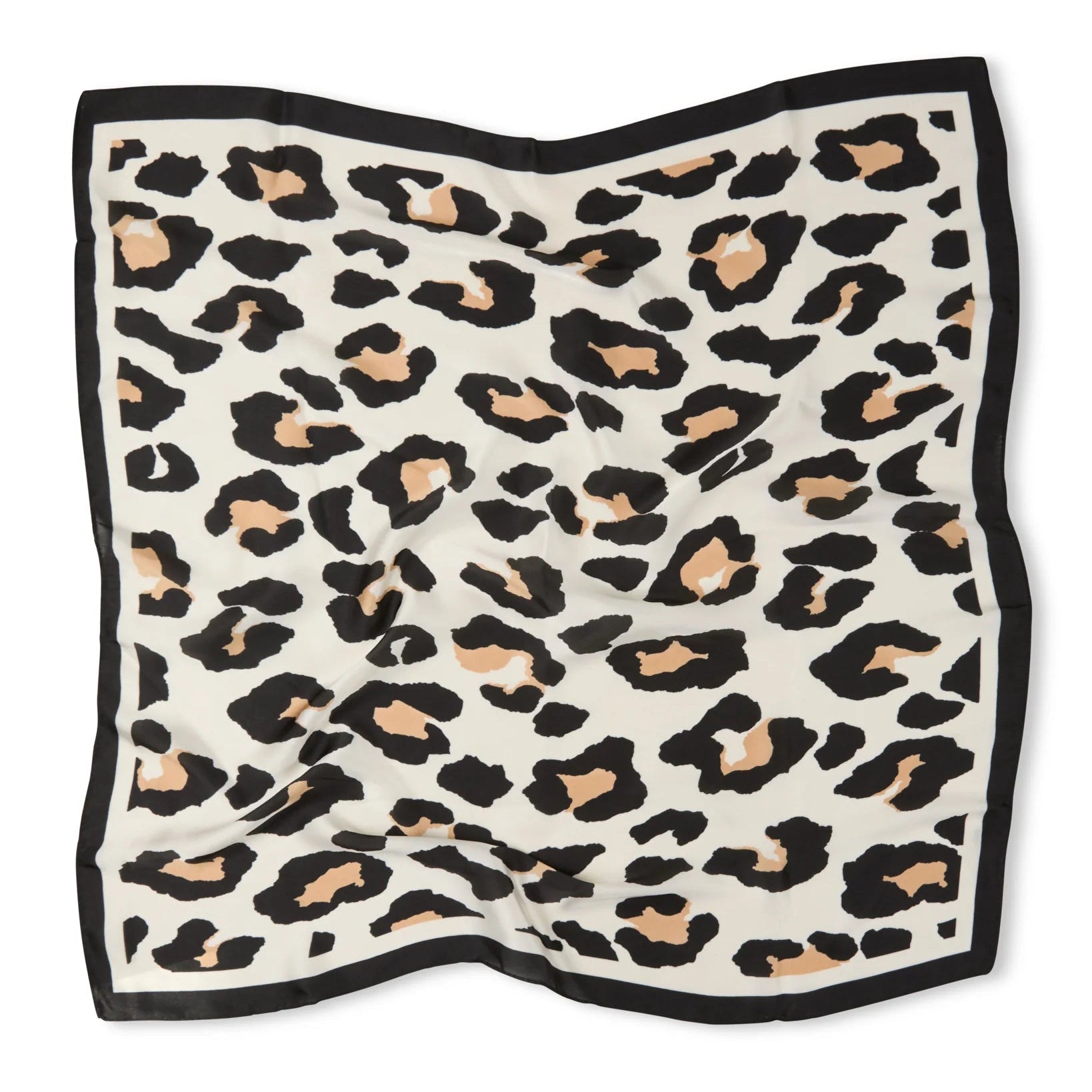 Chalk Large Leopard Print Luna Scarf