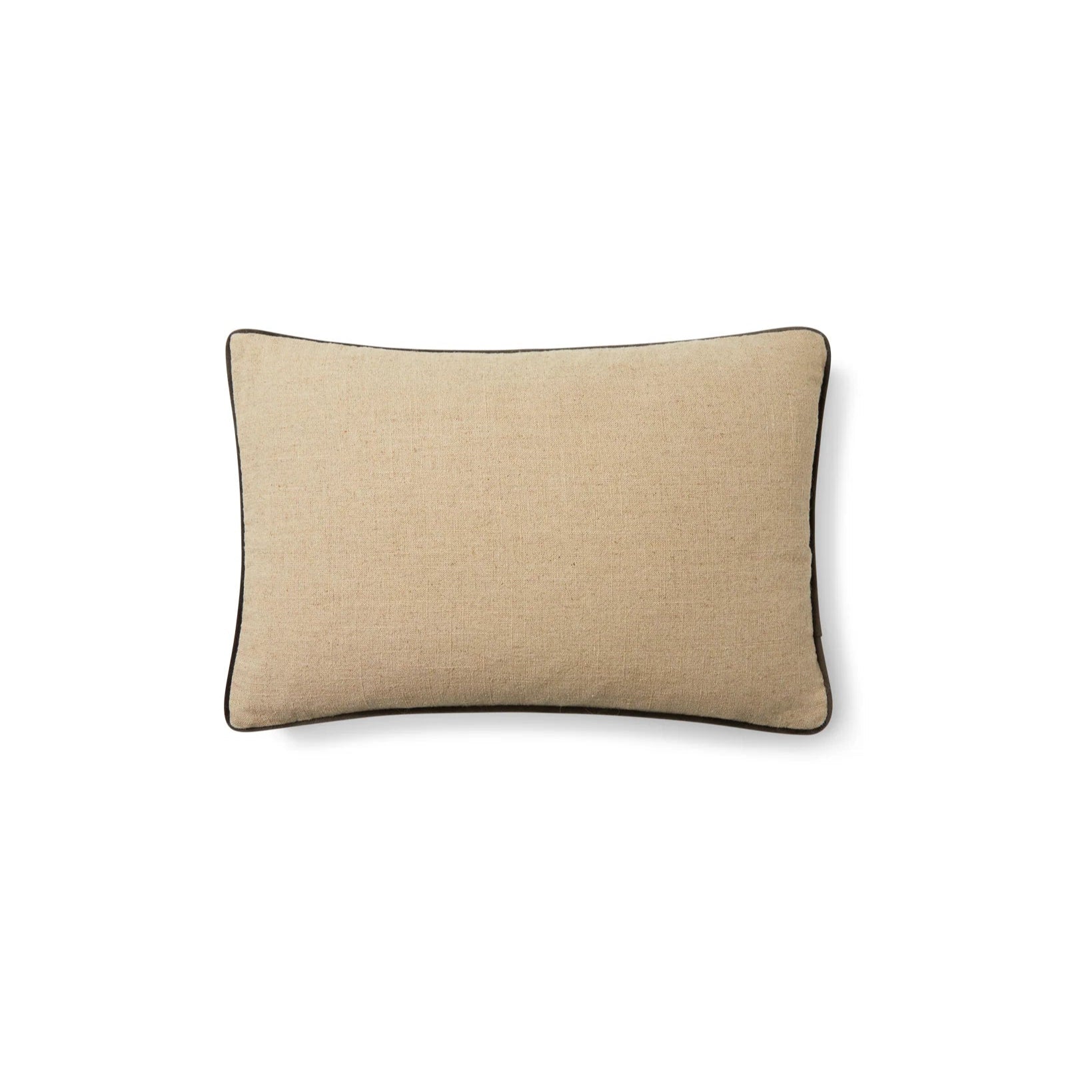 Chalk Bertie Small Ramie Cotton Oblong Cushion
