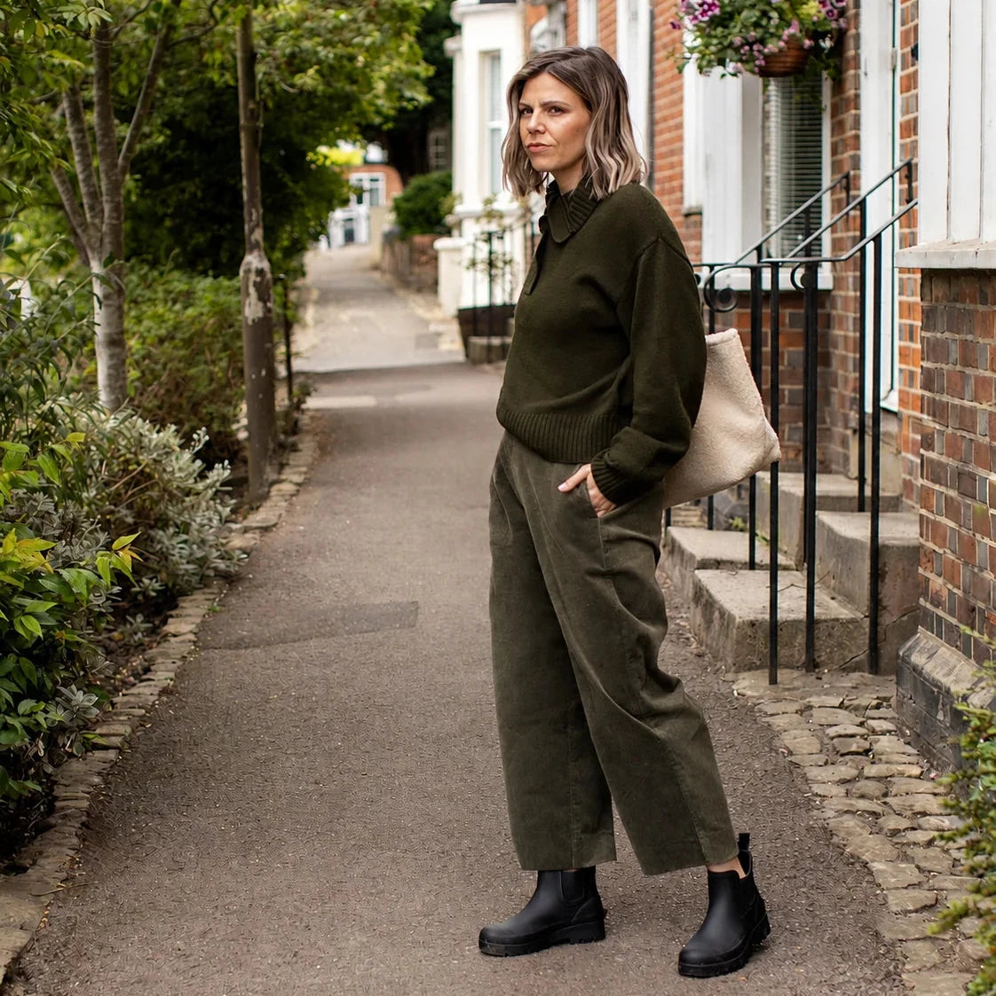 Chalk Kelly Trouser