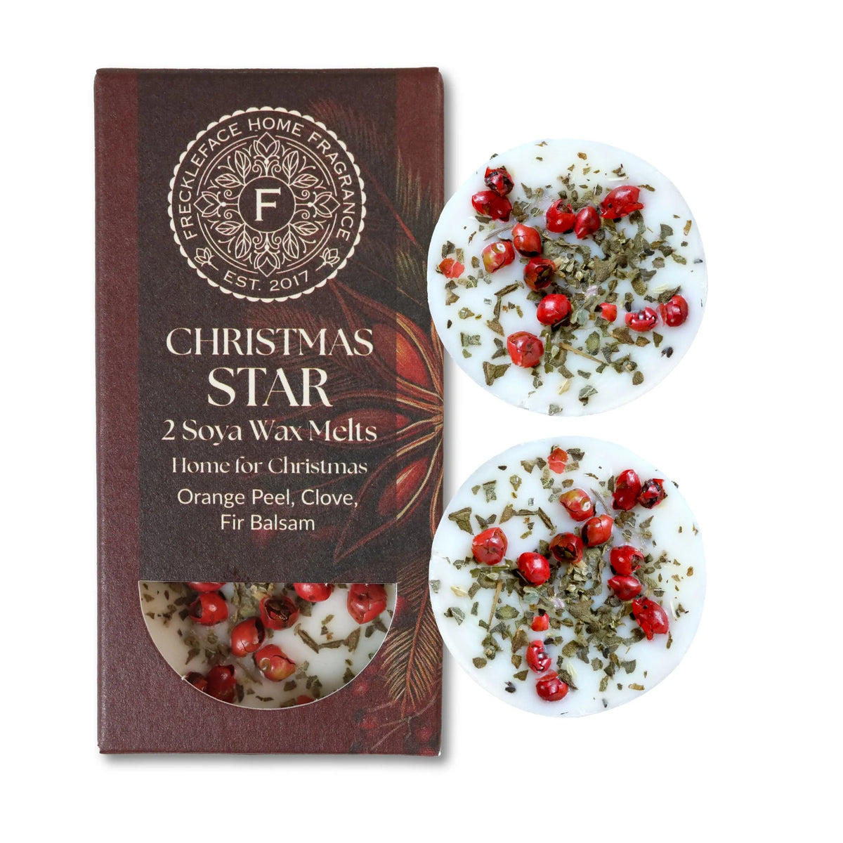 Freckleface Christmas Star Wax Melt Duo
