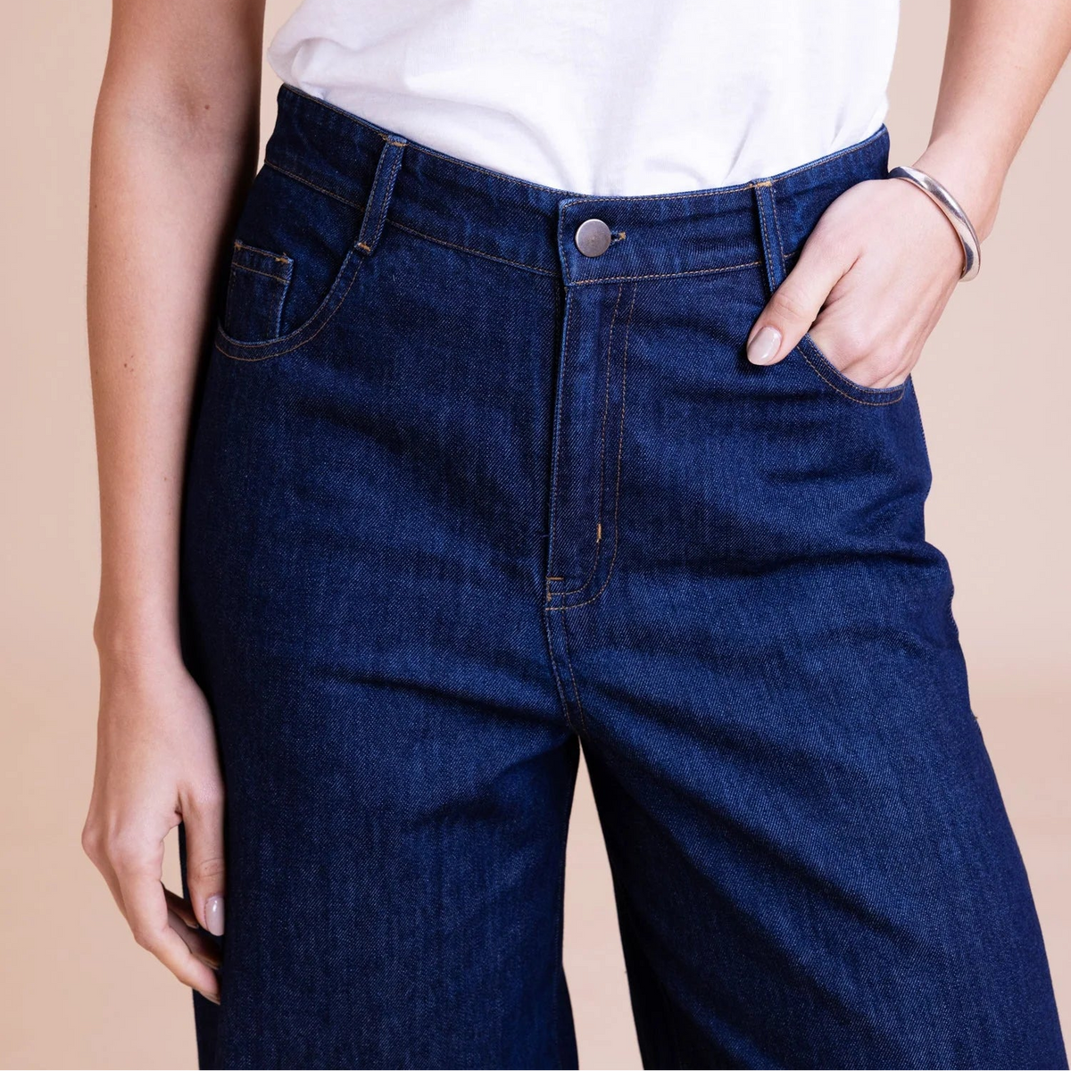 Saige Wide Leg Denim Jeans