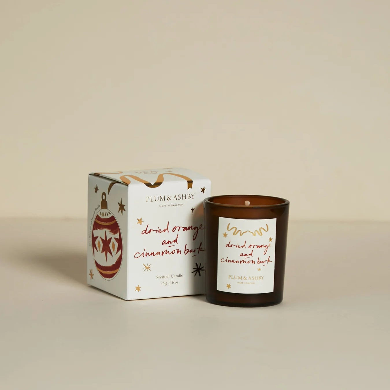 Plum & Ashby Dried Orange & Cinnamon Bark Votive Candle