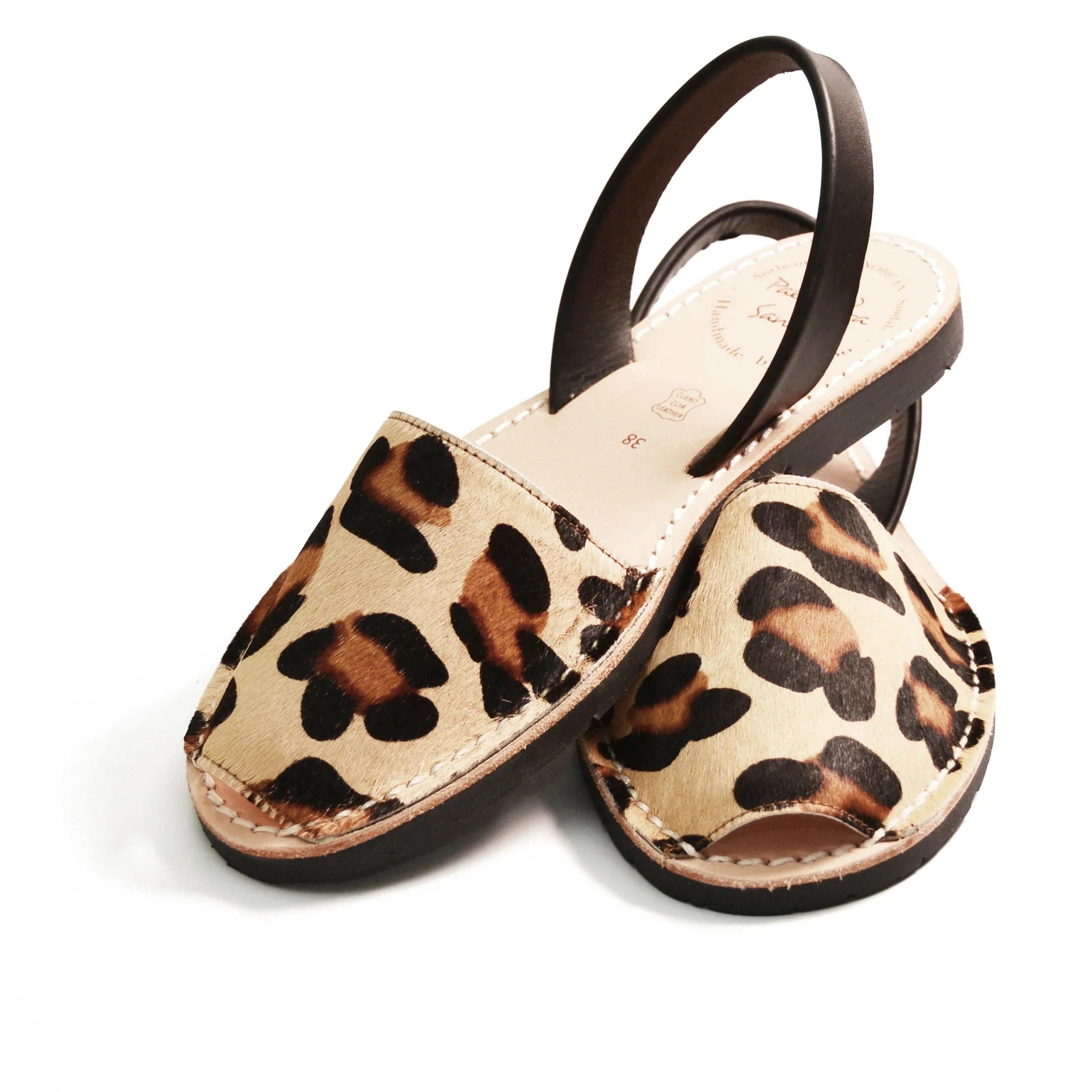 Leopard Print Palmaira Sandals