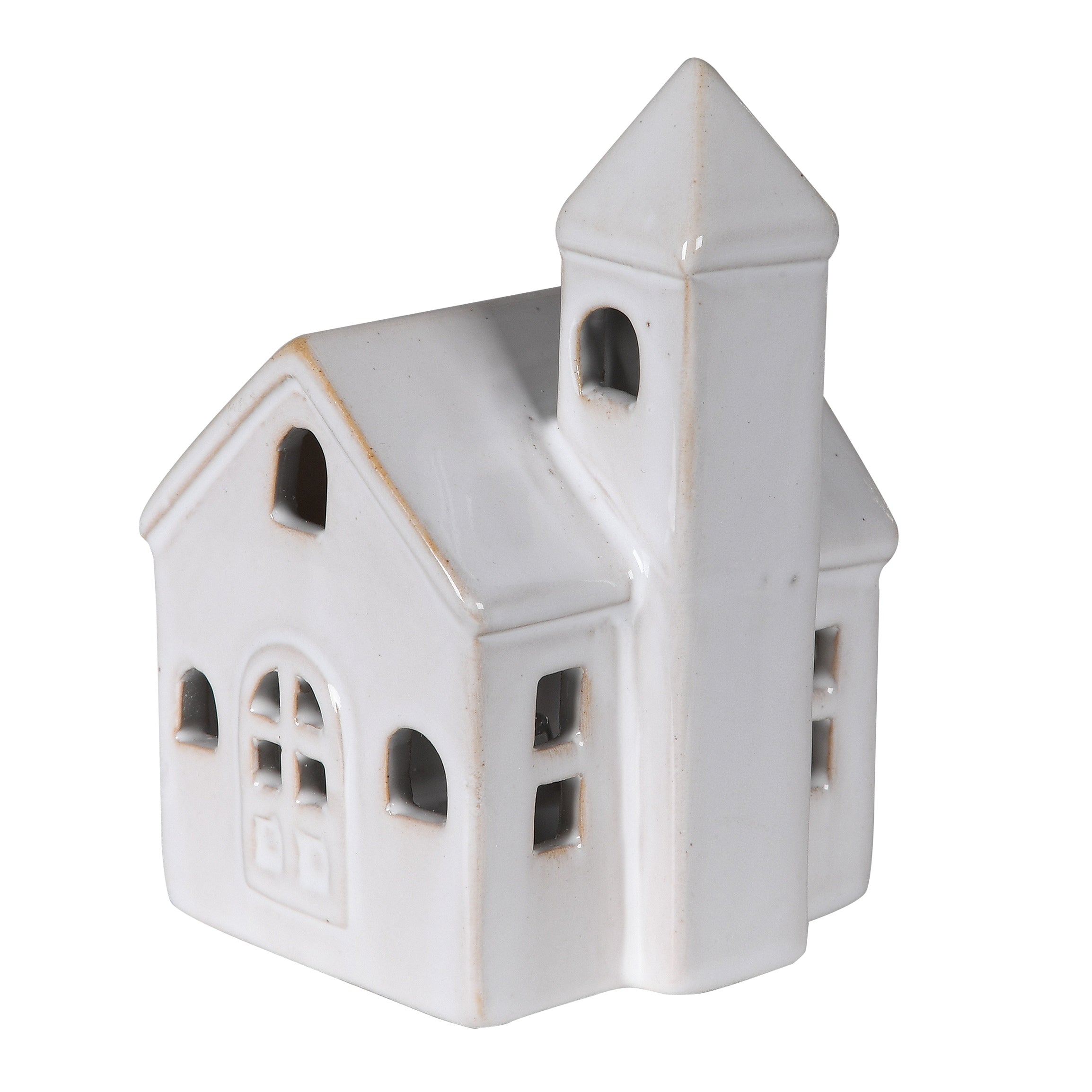 Nordic Church Battery Powered Tealight Holder