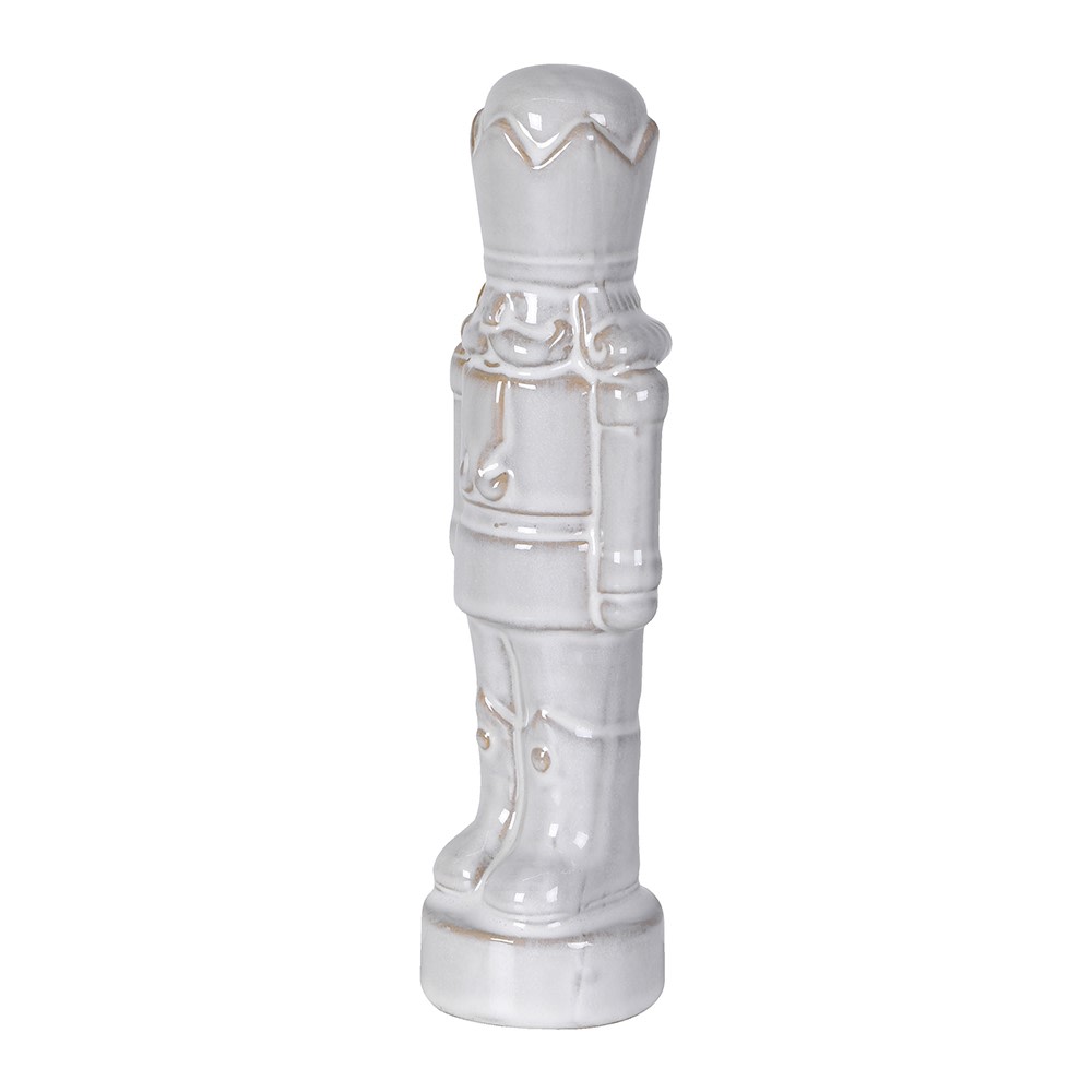 White Ceramic Nutcracker