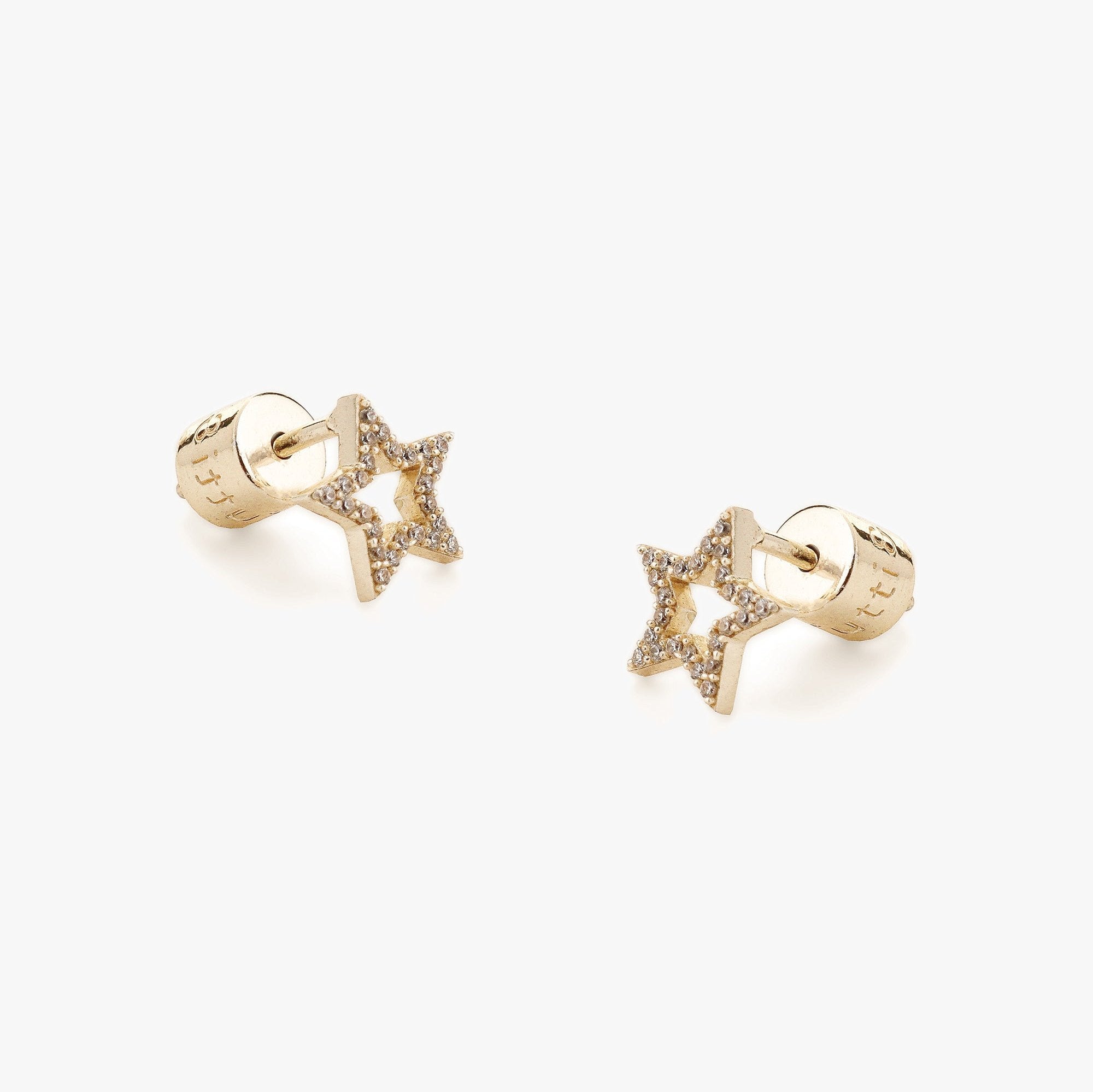 Tutti & Co Pave Star Earrings