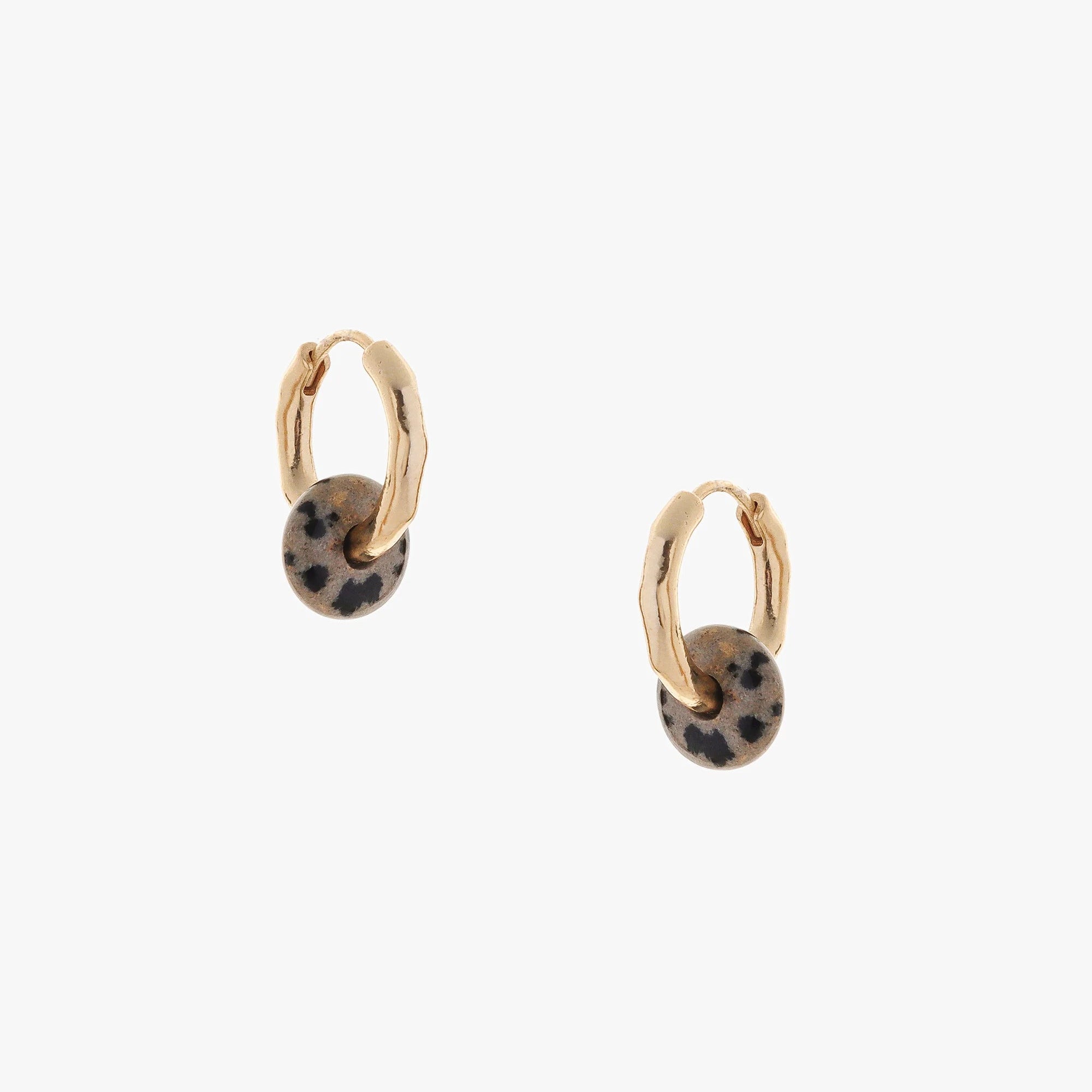 Tutti & Co Jasper Hoop Earrings