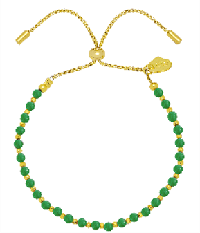 Estella Bartlett Wellness Green Quartz Amelia Bracelet
