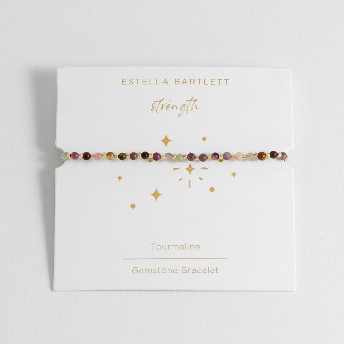 Estella Bartlett Wellness Tourmaline Amelia Bracelet Gold Plated