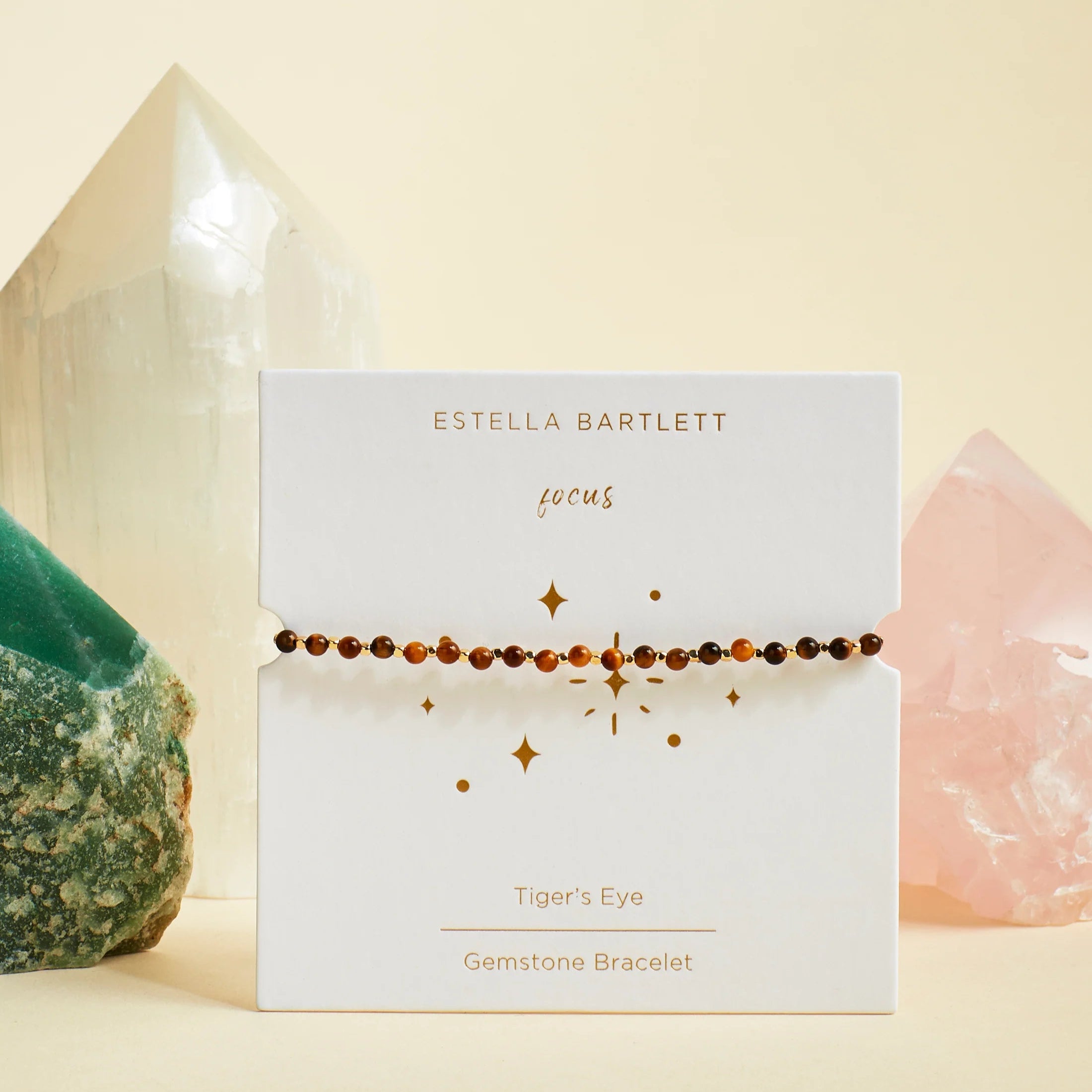 Wellness Tigers Eye 'Focus' Amelia Gemstone Bracelet