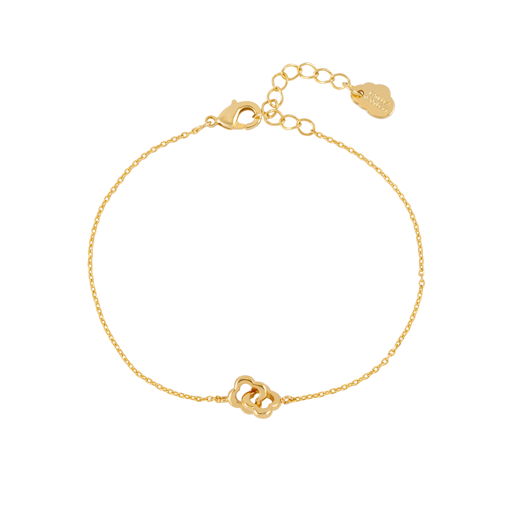 Estella Bartlett Double Linked Flower Bracelet