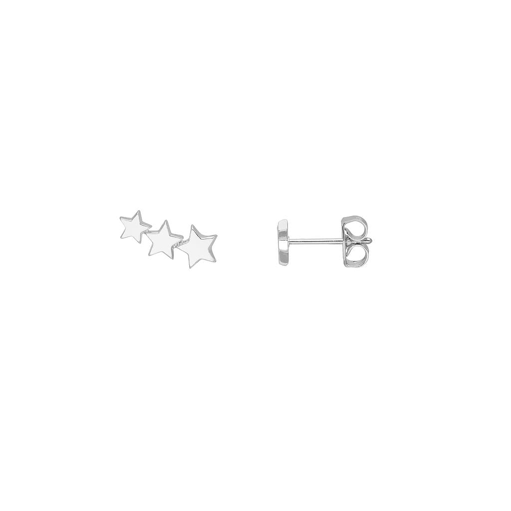 Estella Bartlett Trio Star Stud Earrings