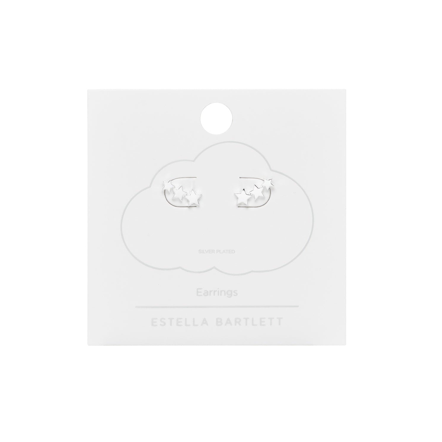 Estella Bartlett Trio Star Stud Earrings