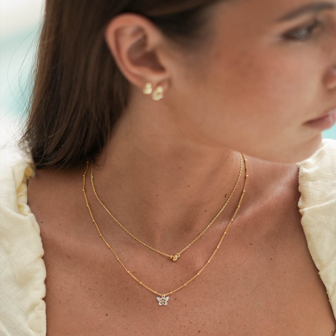 Estella Bartlett Tiered Drop Necklace