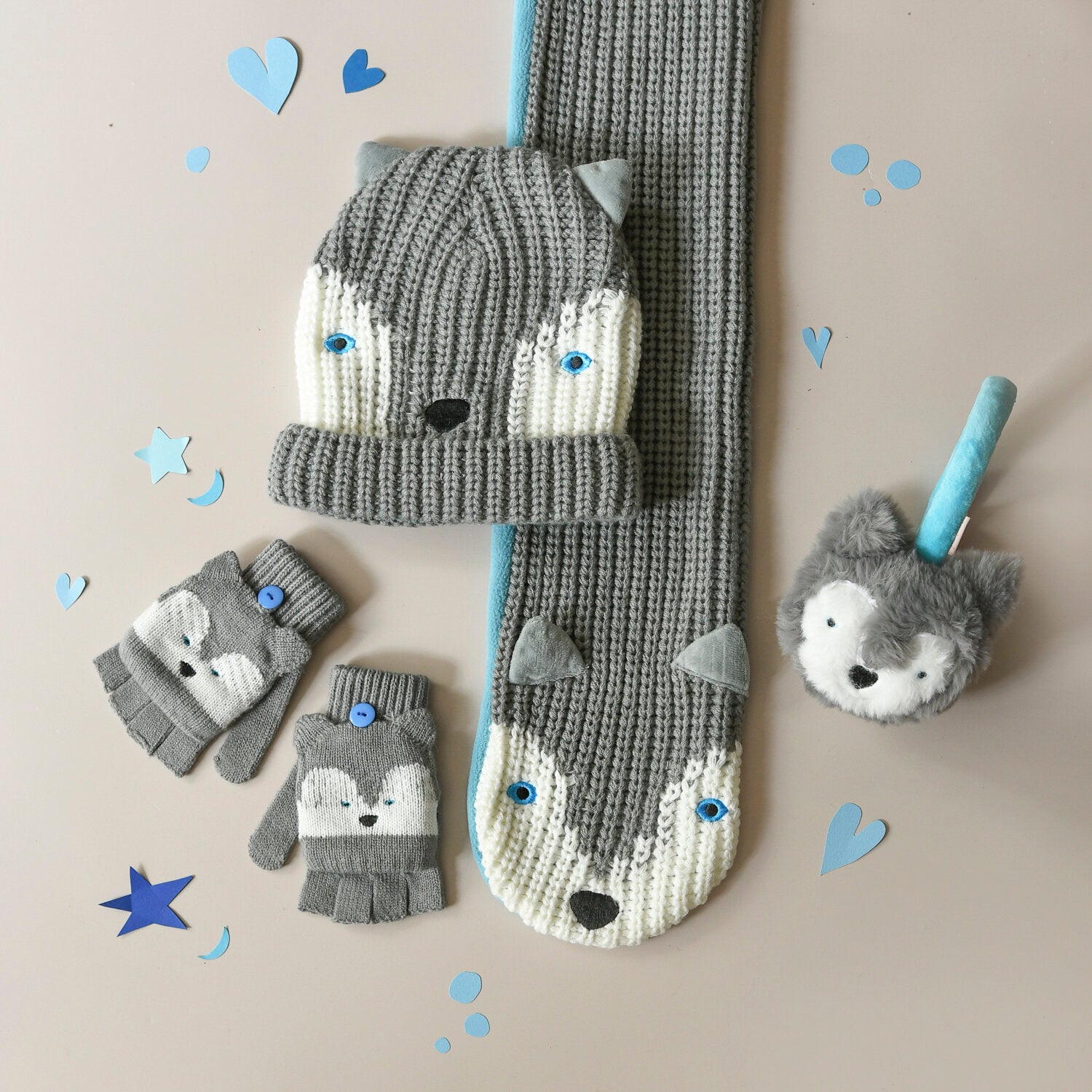 Rockahula Husky Dog Knitted Hat