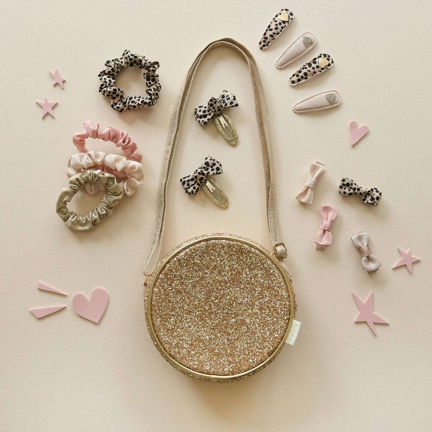 Rockahula Twinkle Glitter Gold Bag