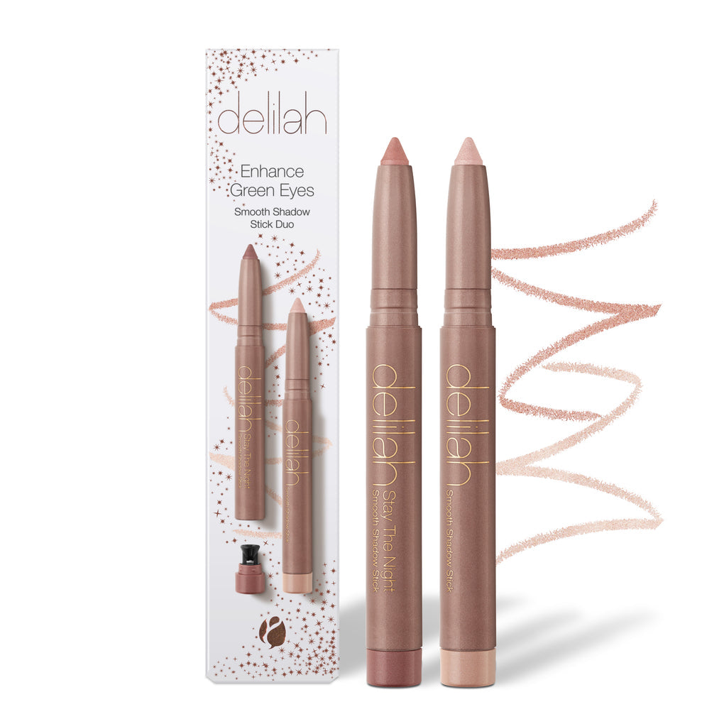 Delilah Cosmetics - Enhance Green Eyes - Rose Quartz and Pink Champagne
