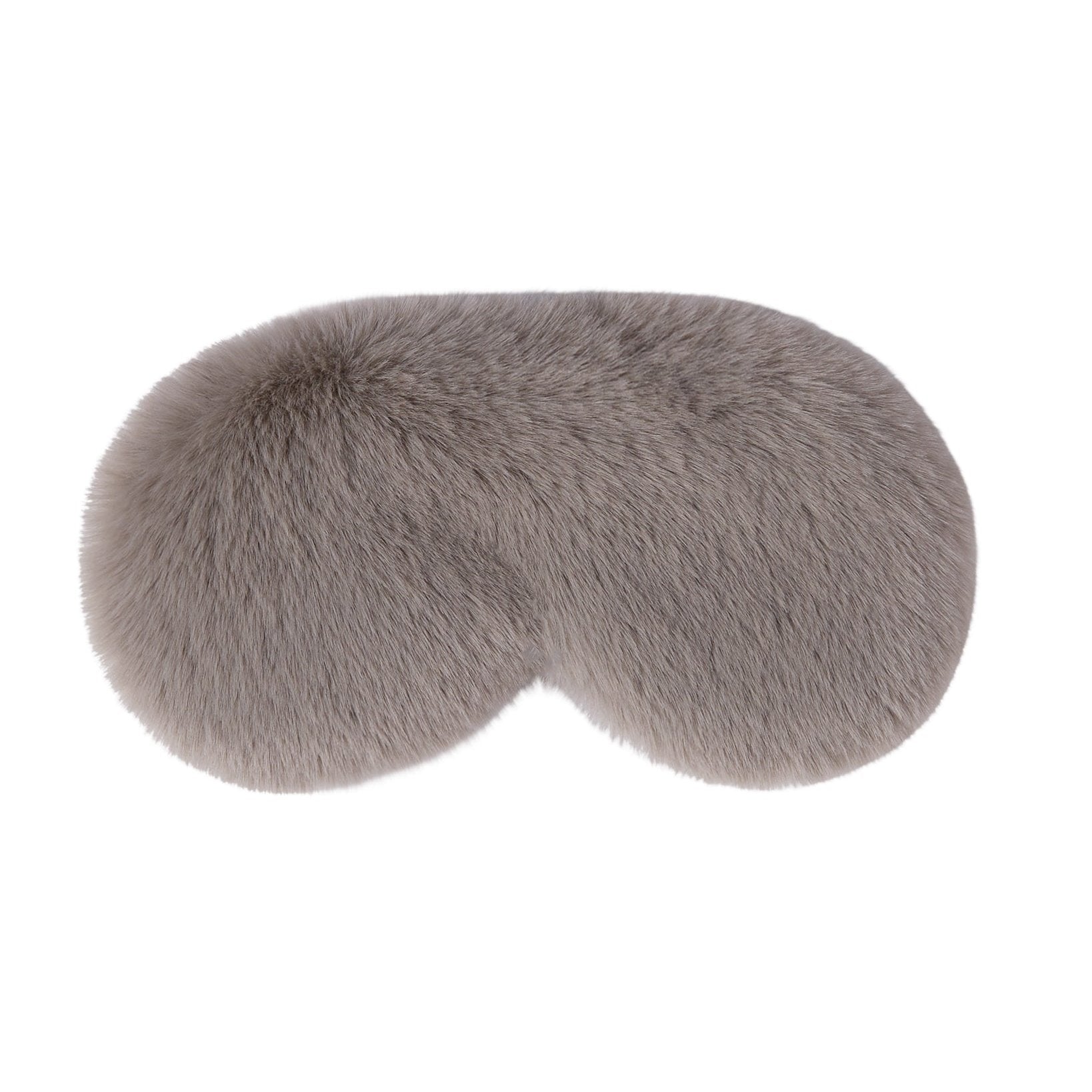 Chalk Luxury Fur Eye Mask