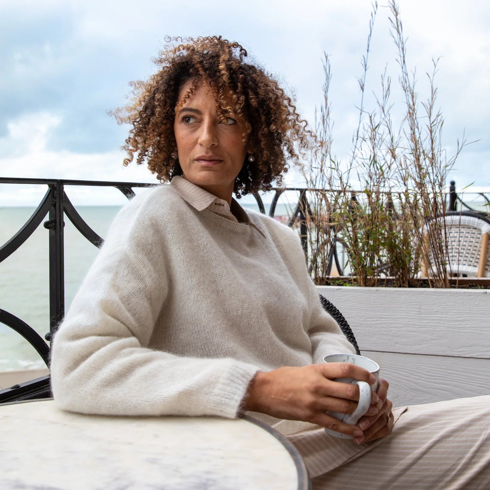 Chalk Nola Stripe Shirt