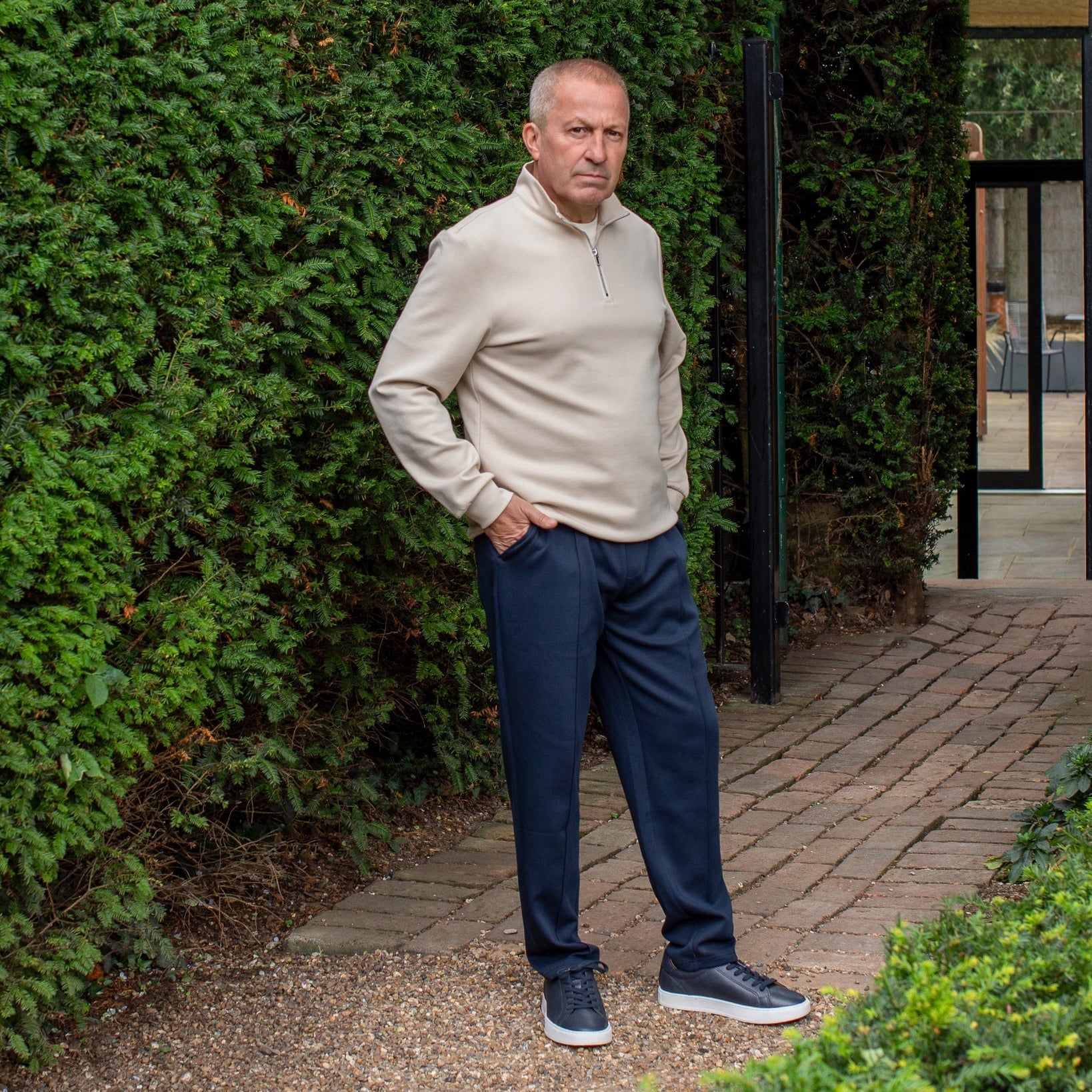 Chalk Man Connor Quarter Zip