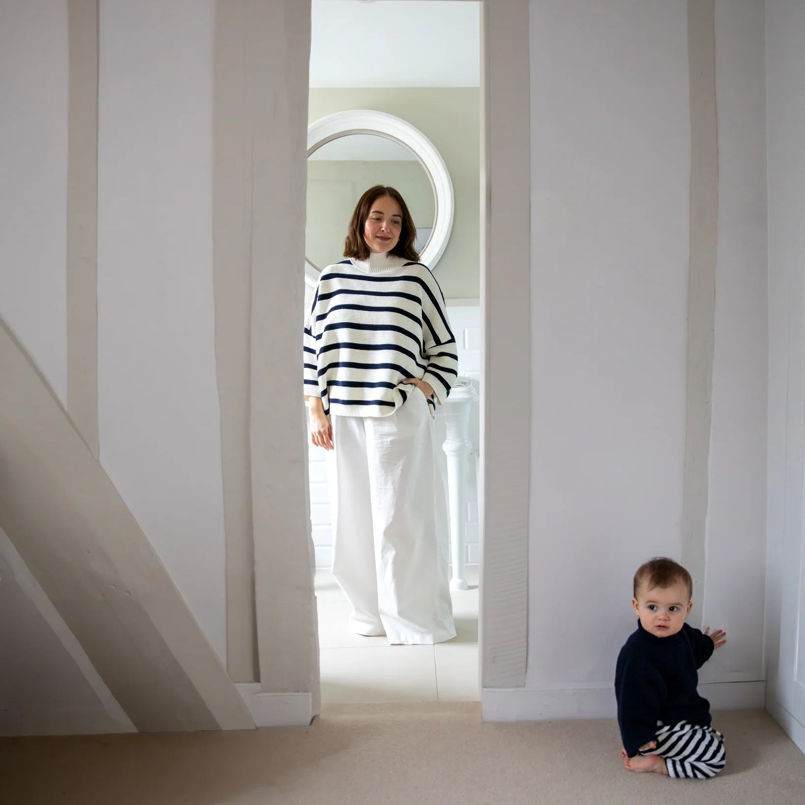Chalk Vicki Stripe Jumper