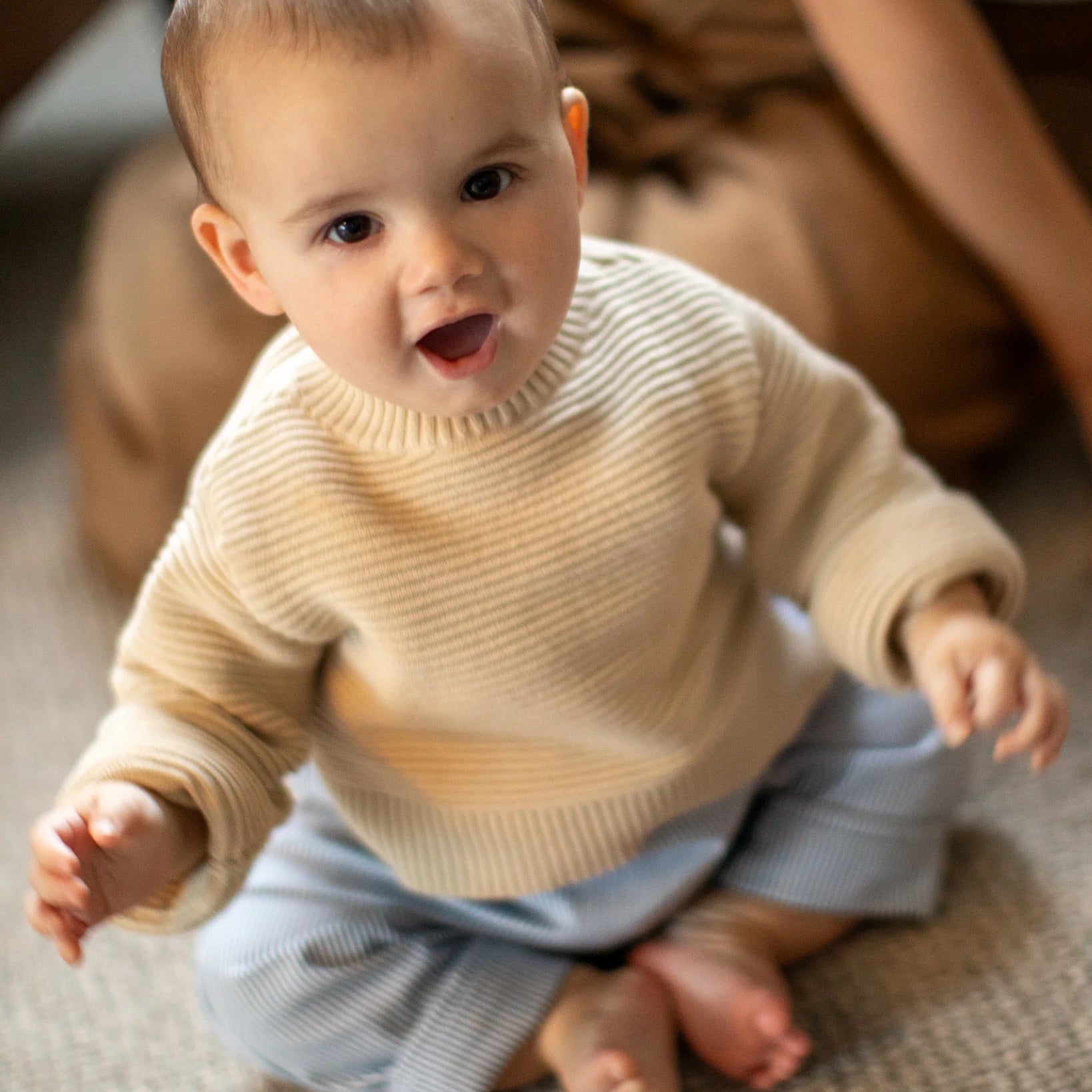 Chalk Mini Owlet Jumper