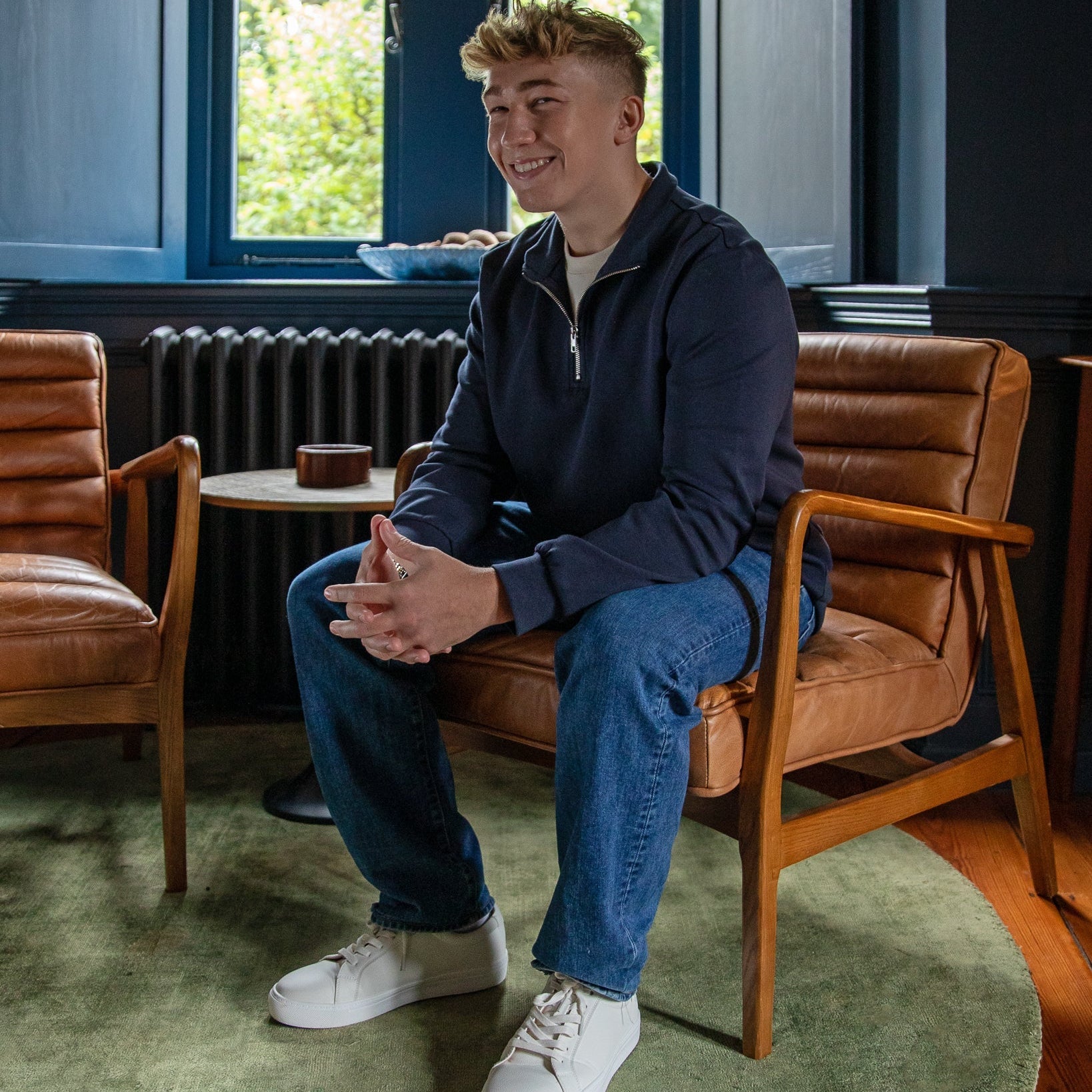 Chalk Man Connor Quarter Zip