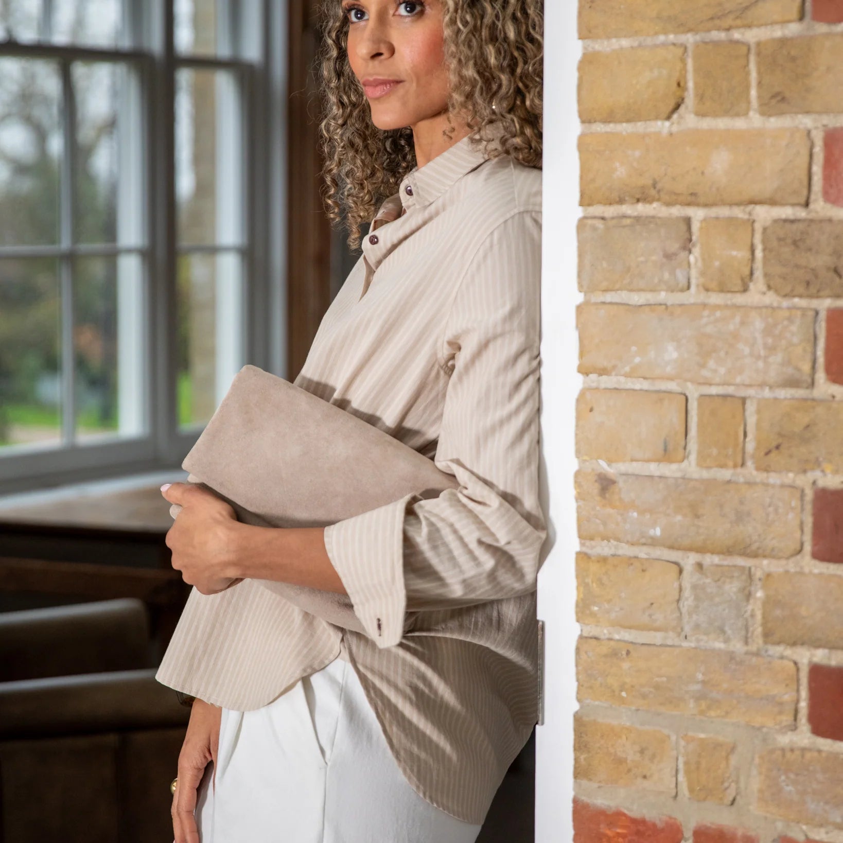 Chalk Nola Stripe Shirt