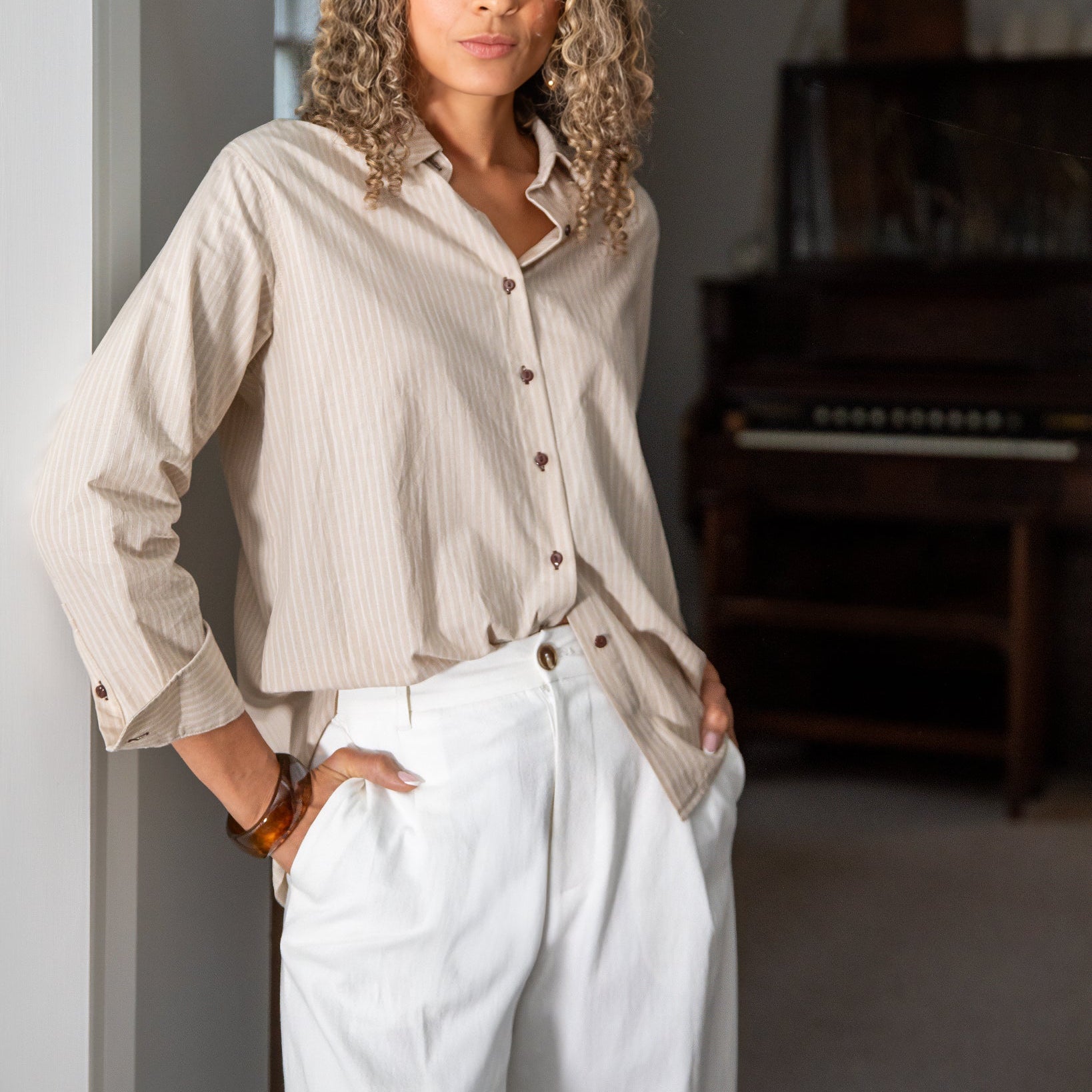 Chalk Jasmine Trouser