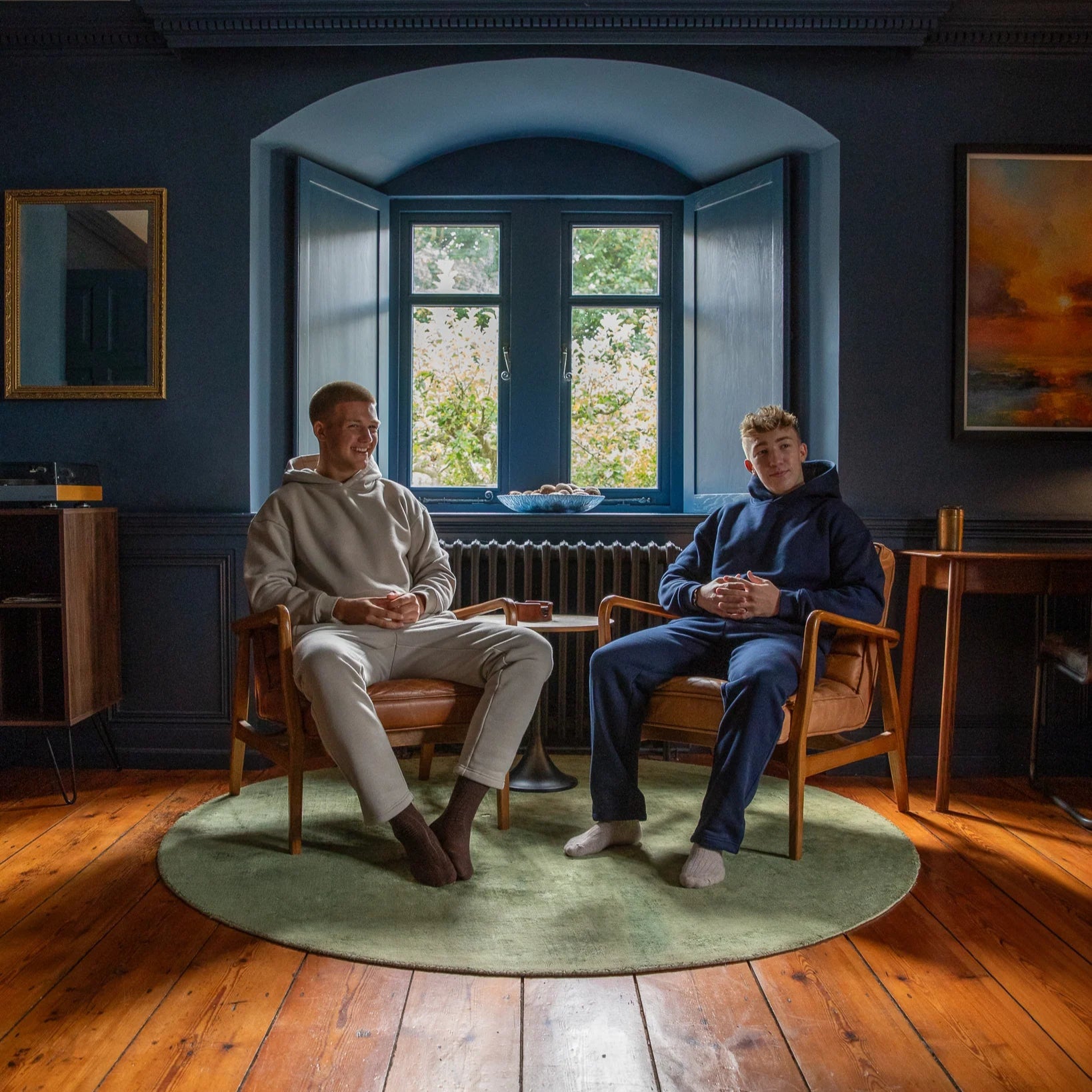 Chalk Man Cashmere Rib Socks