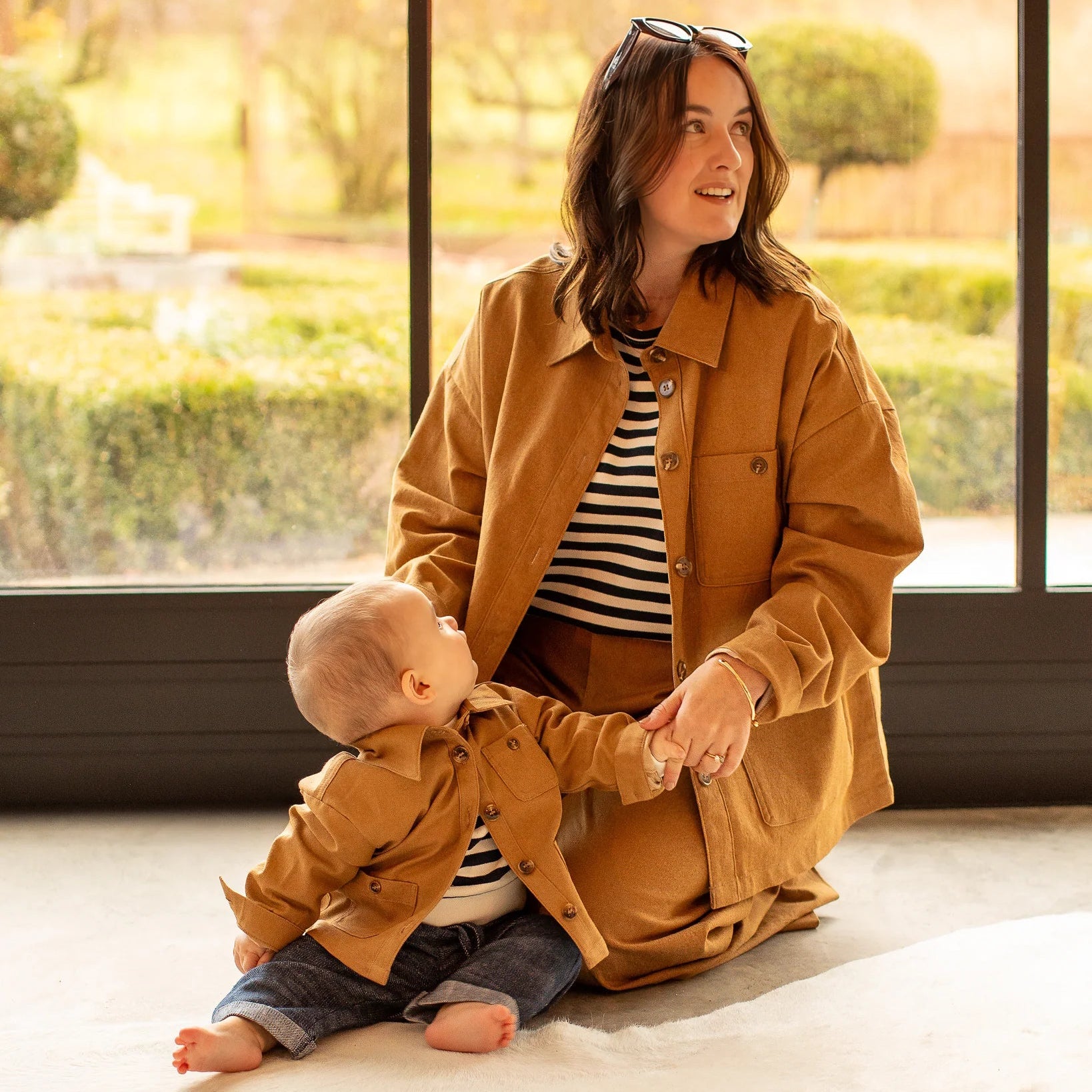 Chalk Wei Stripe Top