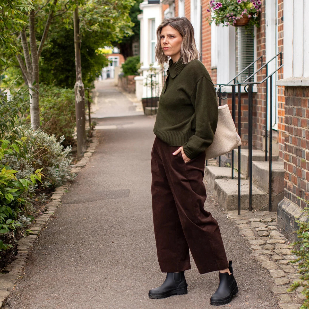 Chalk Kelly Trouser