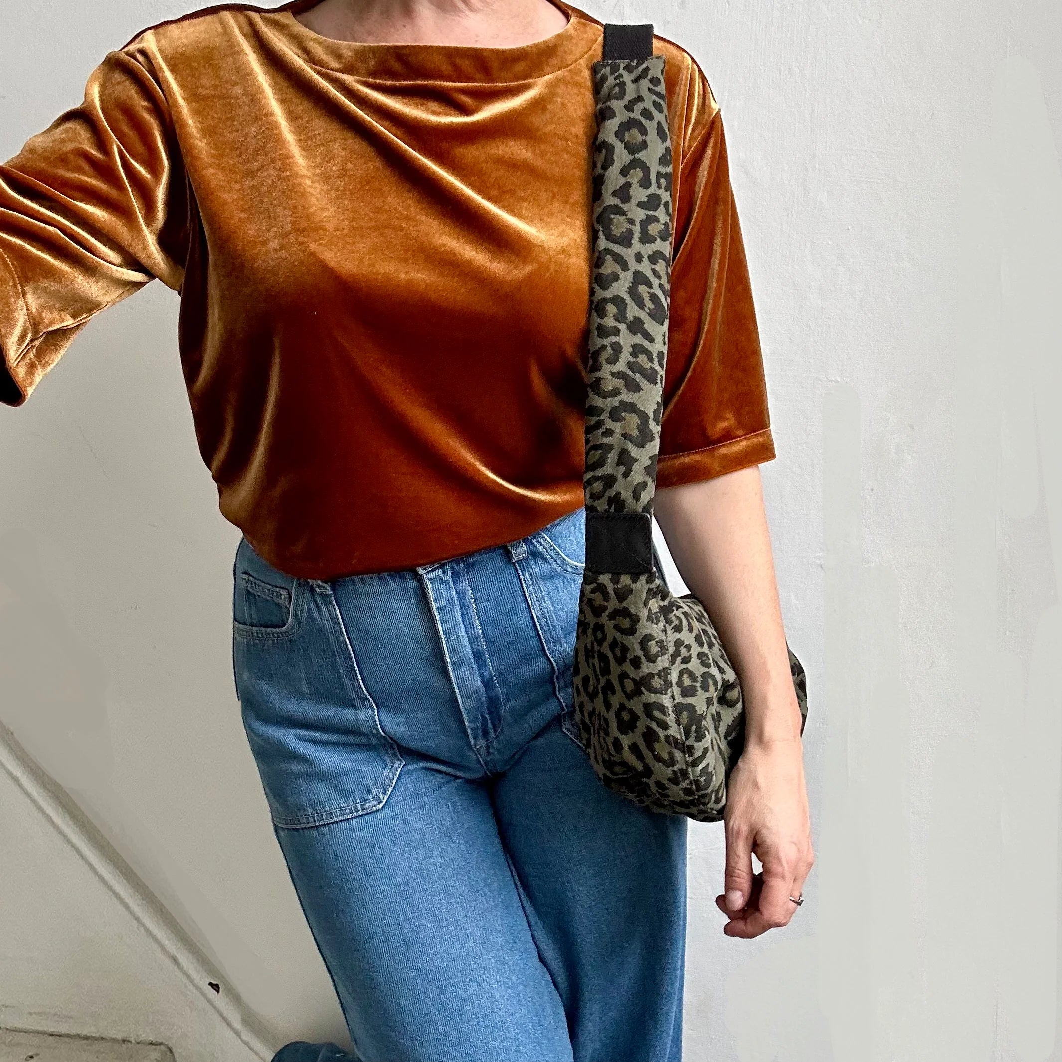 Brixton Leopard Print Sling Bag