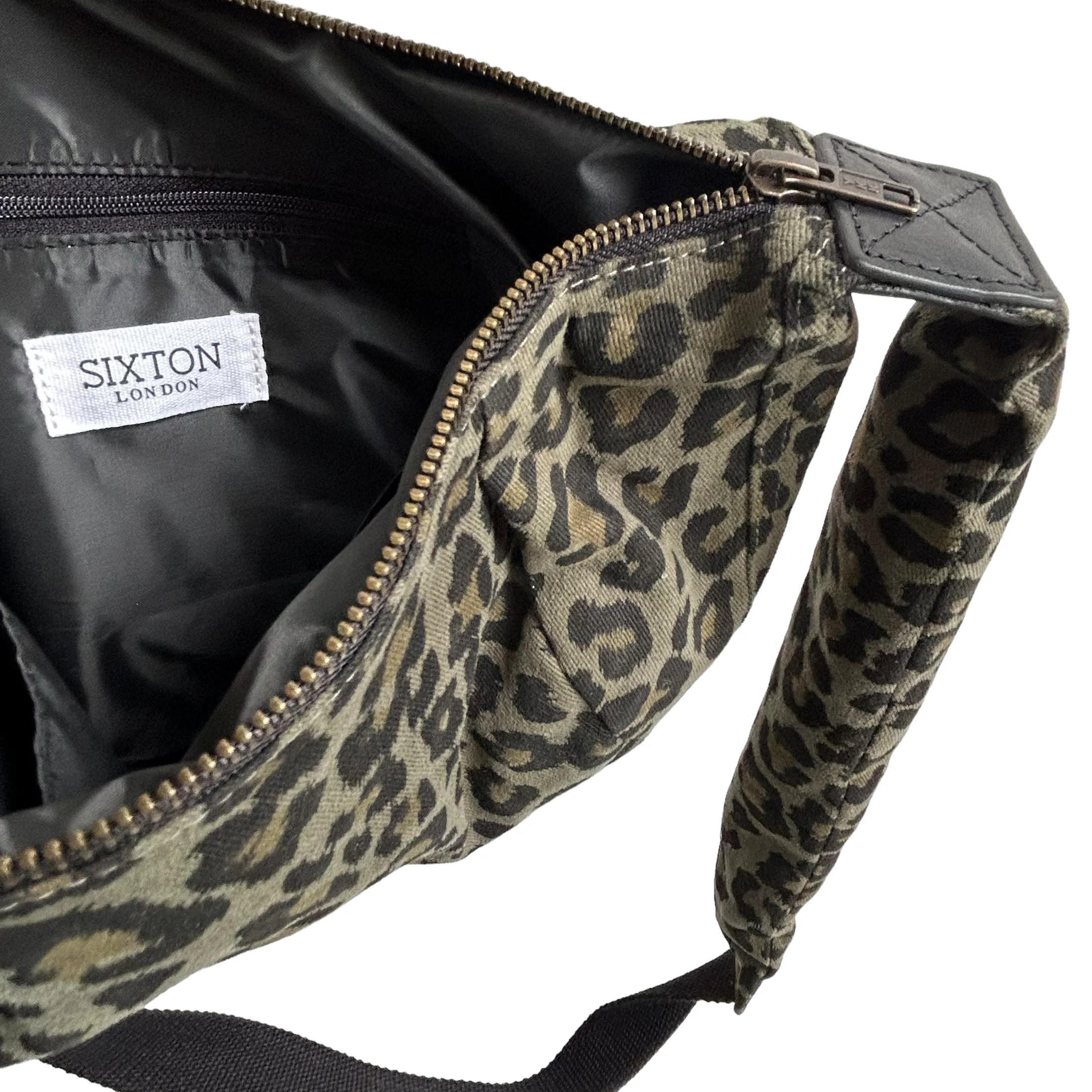 Brixton Leopard Print Sling Bag