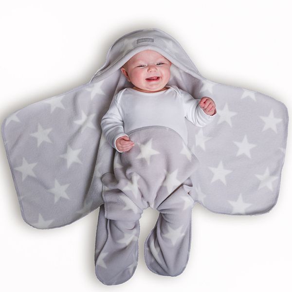 Nod Pod Grey Star Baby Blanket