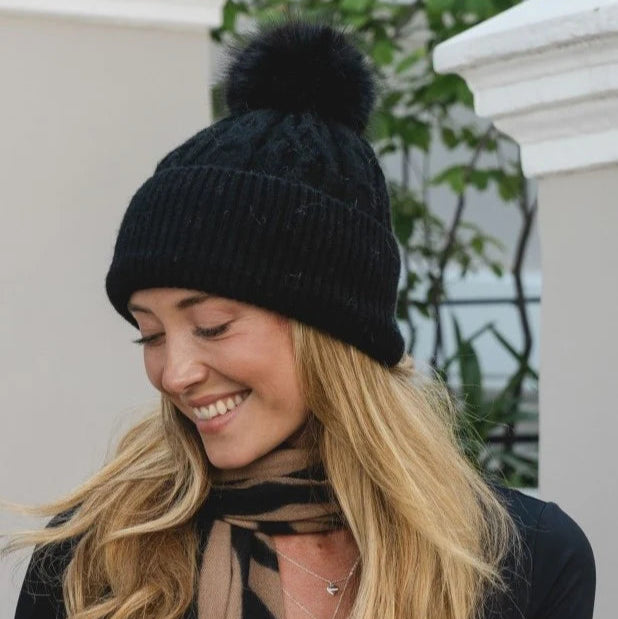 Knitted Bobble Hat