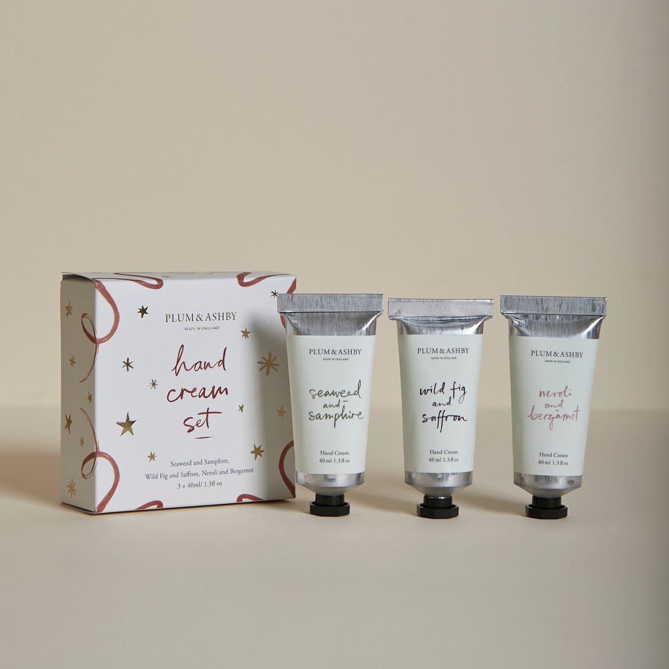 Plum & Ashby Boxed Hand Cream Trio Gift Set