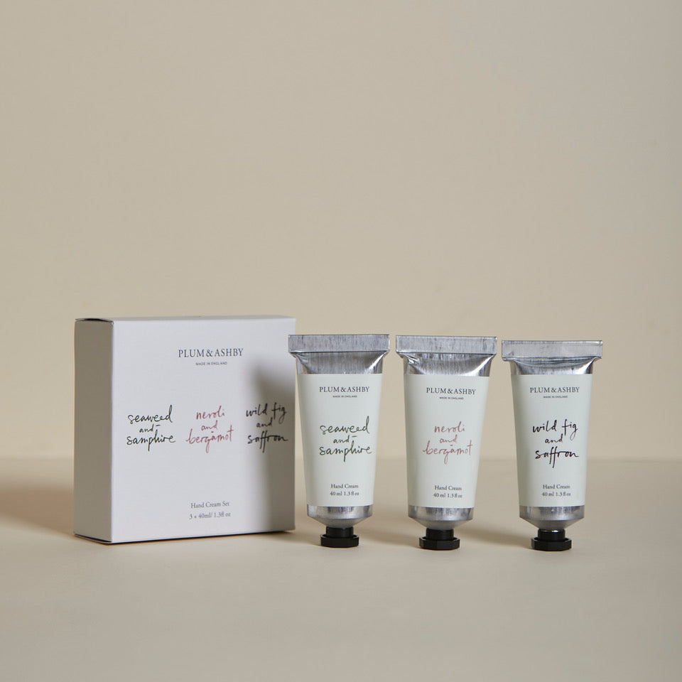 Plum & Ashby Boxed Hand Cream Trio Gift Set