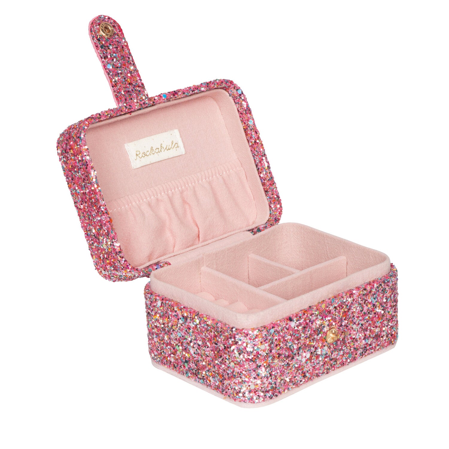 Rockahula Confetti Pink Glitter Jewellery Box