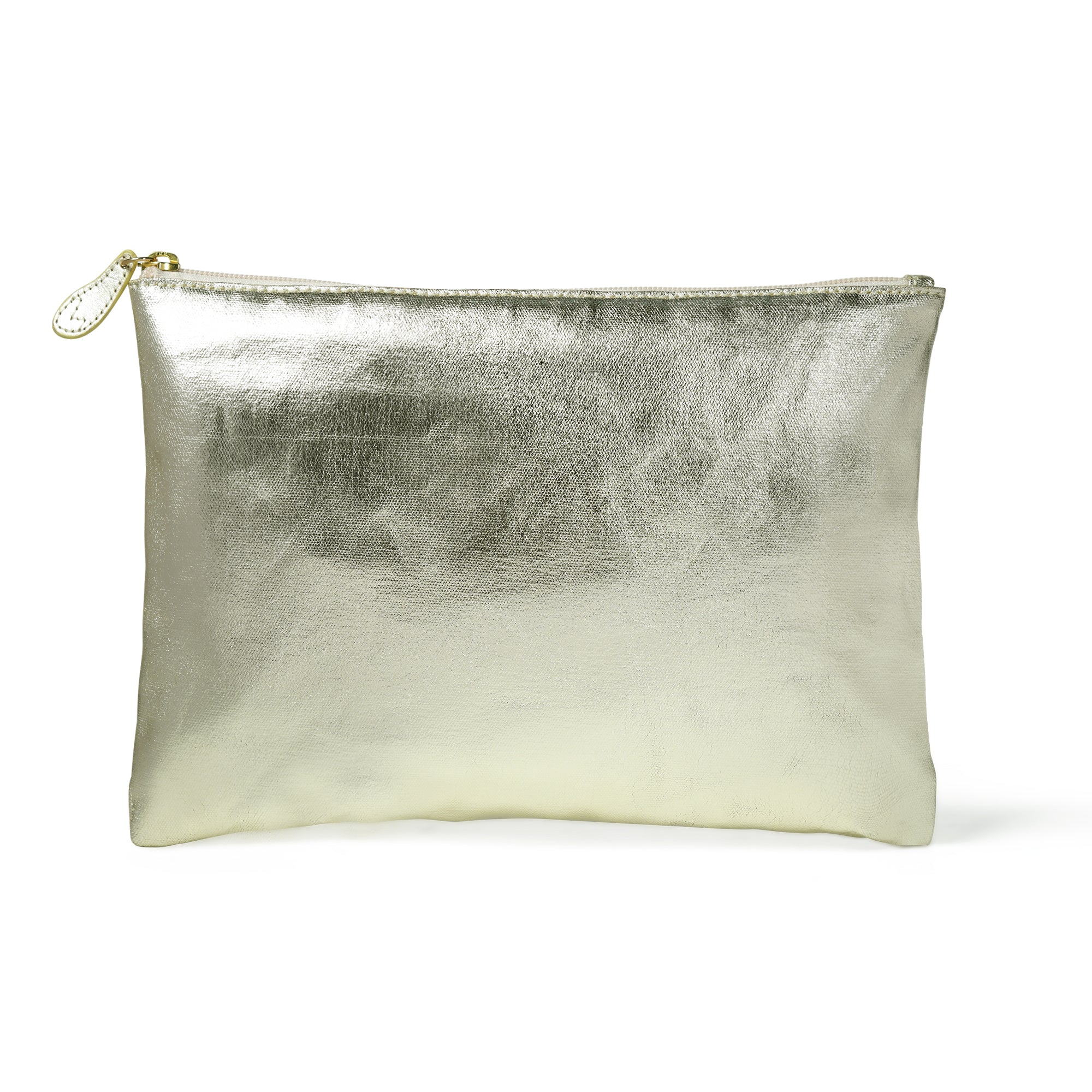 Lily Metallic Canvas Pouch Bag